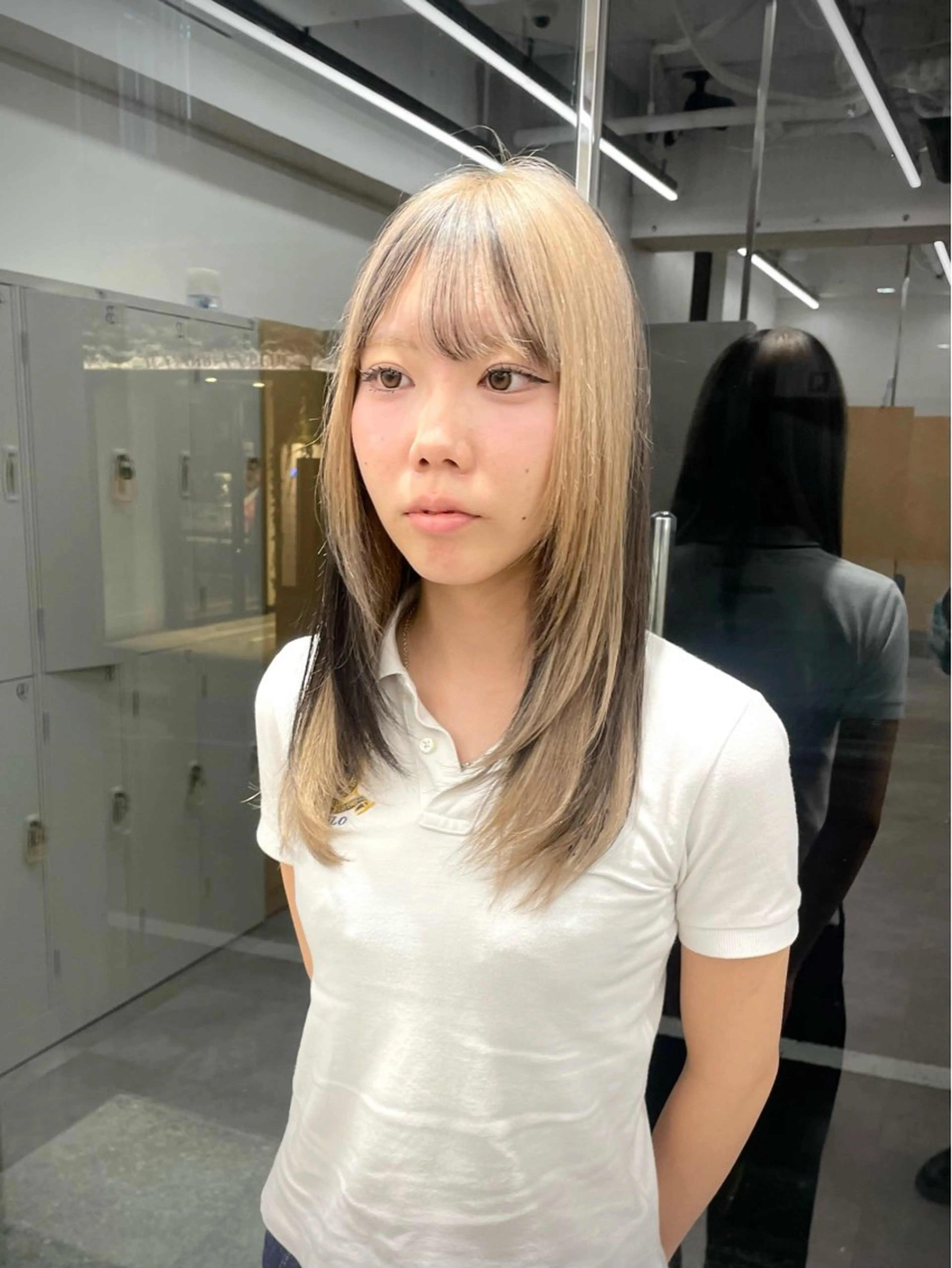 ロング カラー ヘアカラー トリートメント カット・ダブルカラー TAIGAのヘアスタイル