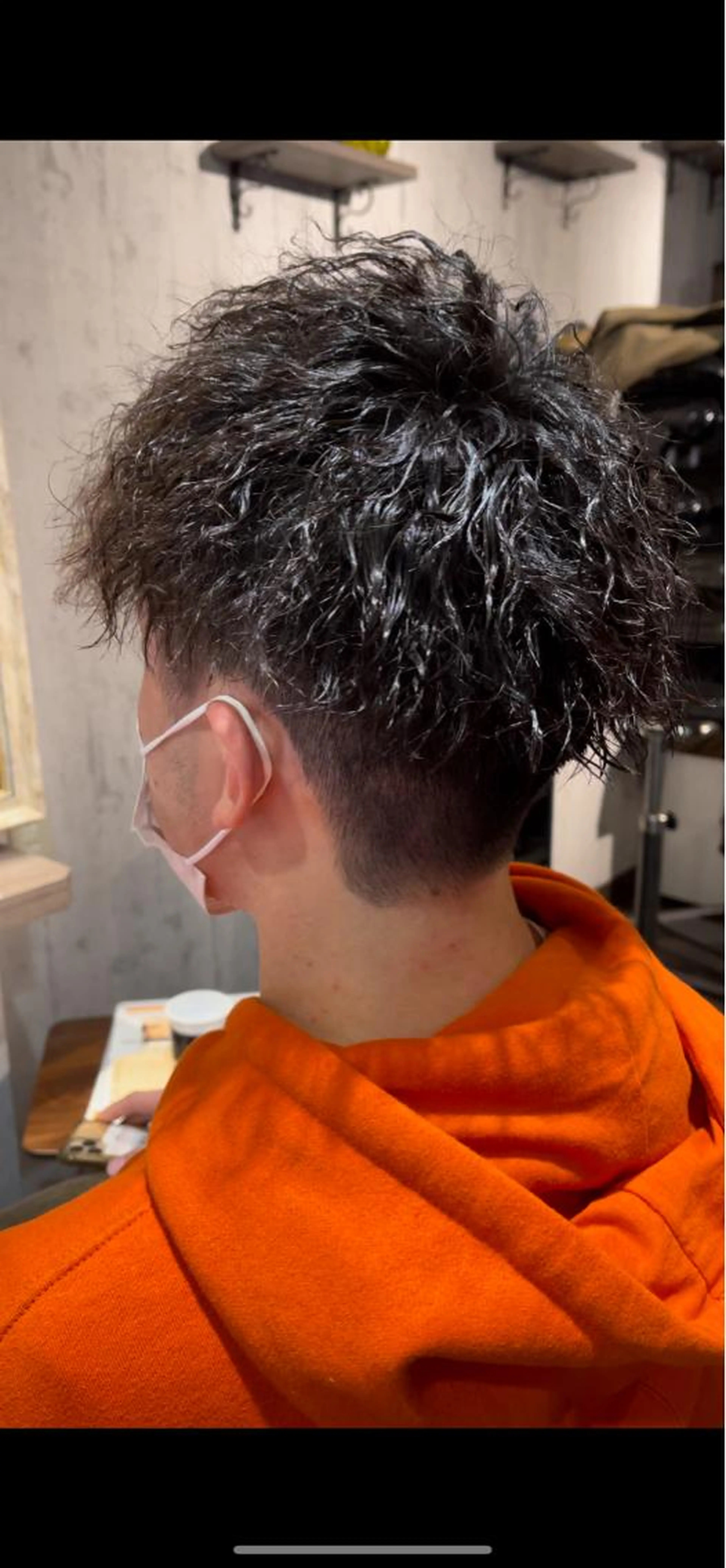 【minimo限定】✨オーダーメイドメンズカット➕特殊パーマ（スパイラル、ツイストスパイラルパーマ、波巻きパーマ)の写真