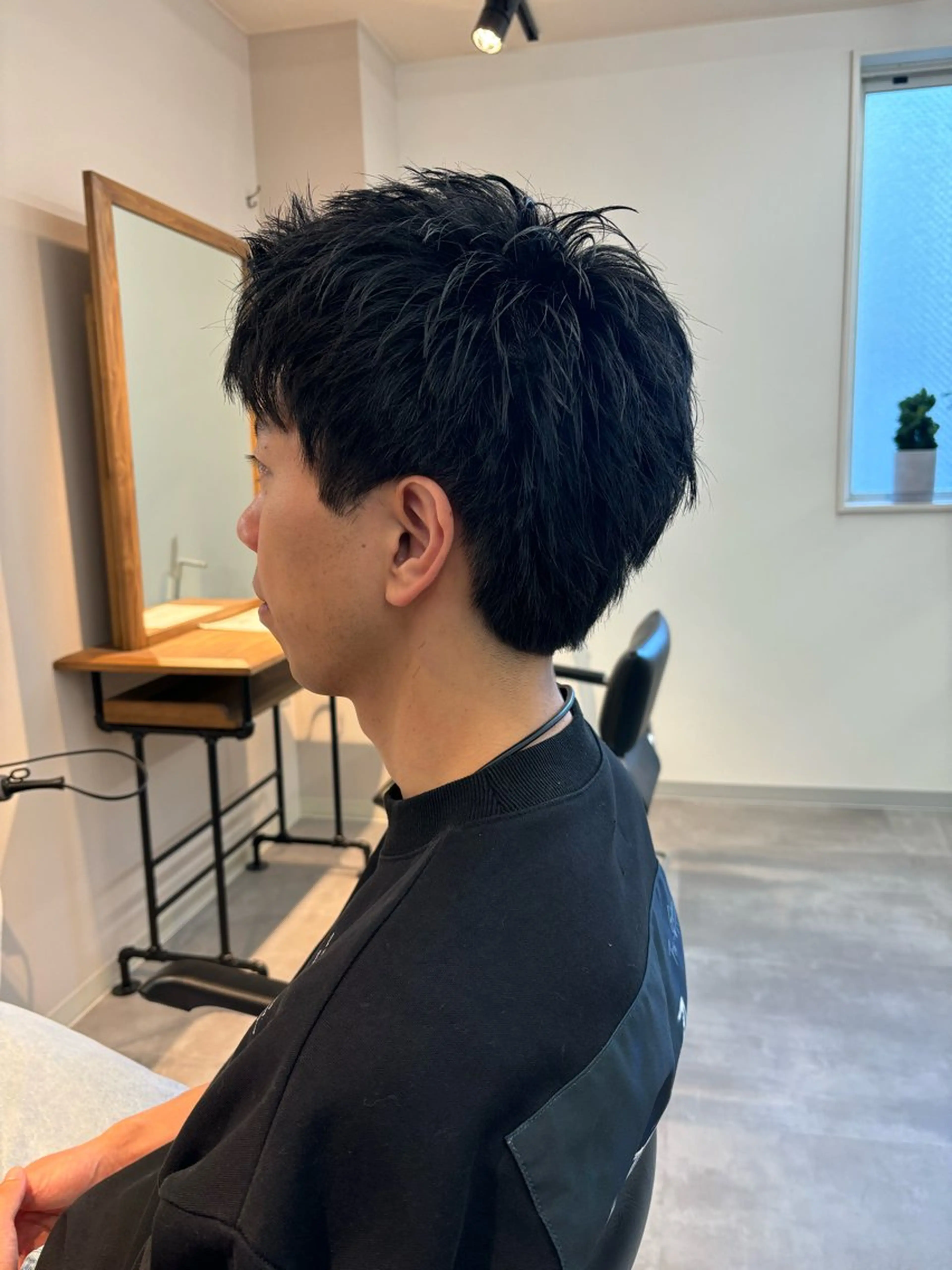 メンズ メンズショート カット 保立/フェザーパーマ /メンズカット千葉のヘアスタイル