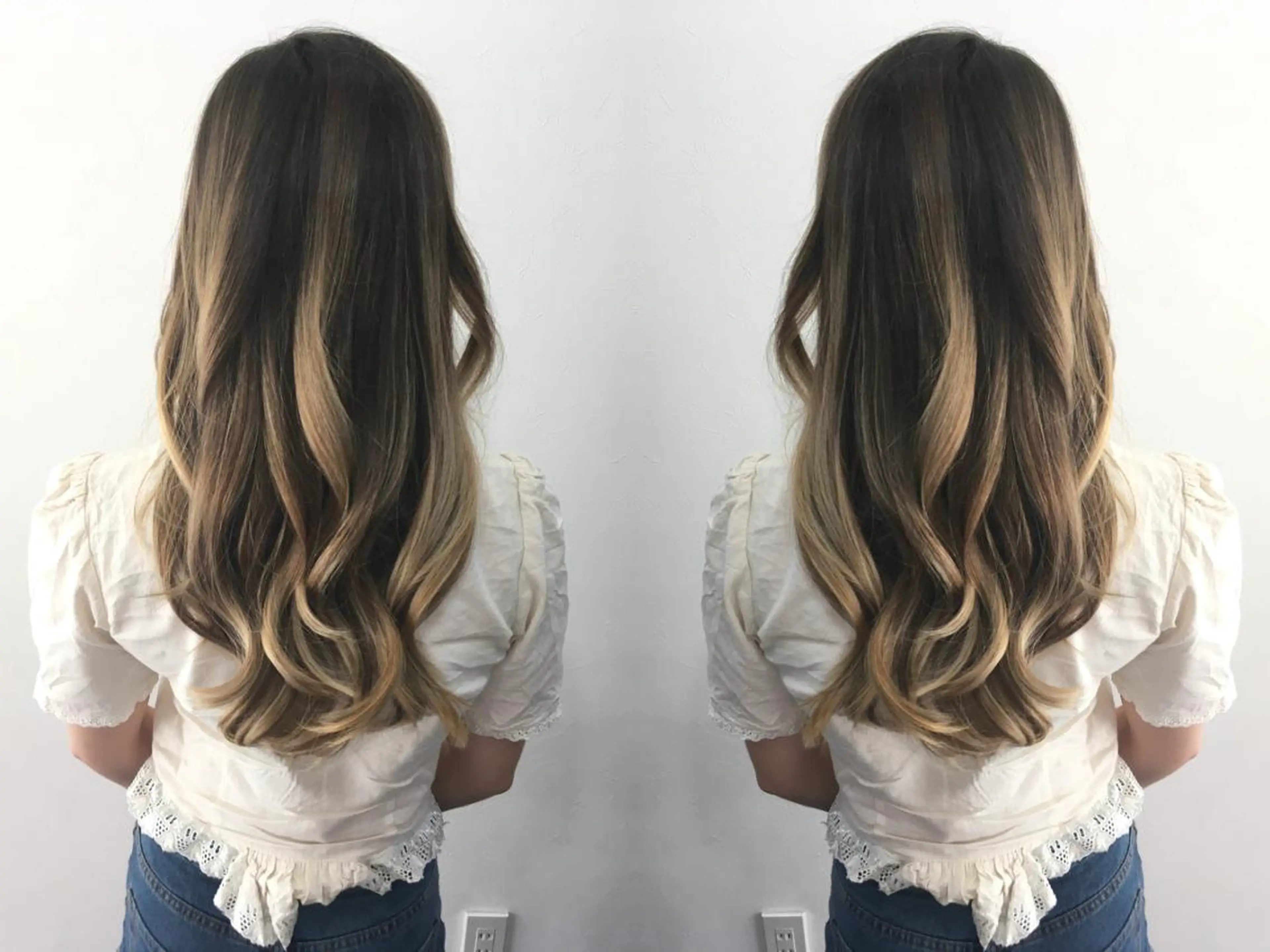 【グラデーションカラー🎨💇‍♀️】カット+ケアブリーチ+カラー+美容液TR ¥19500の写真