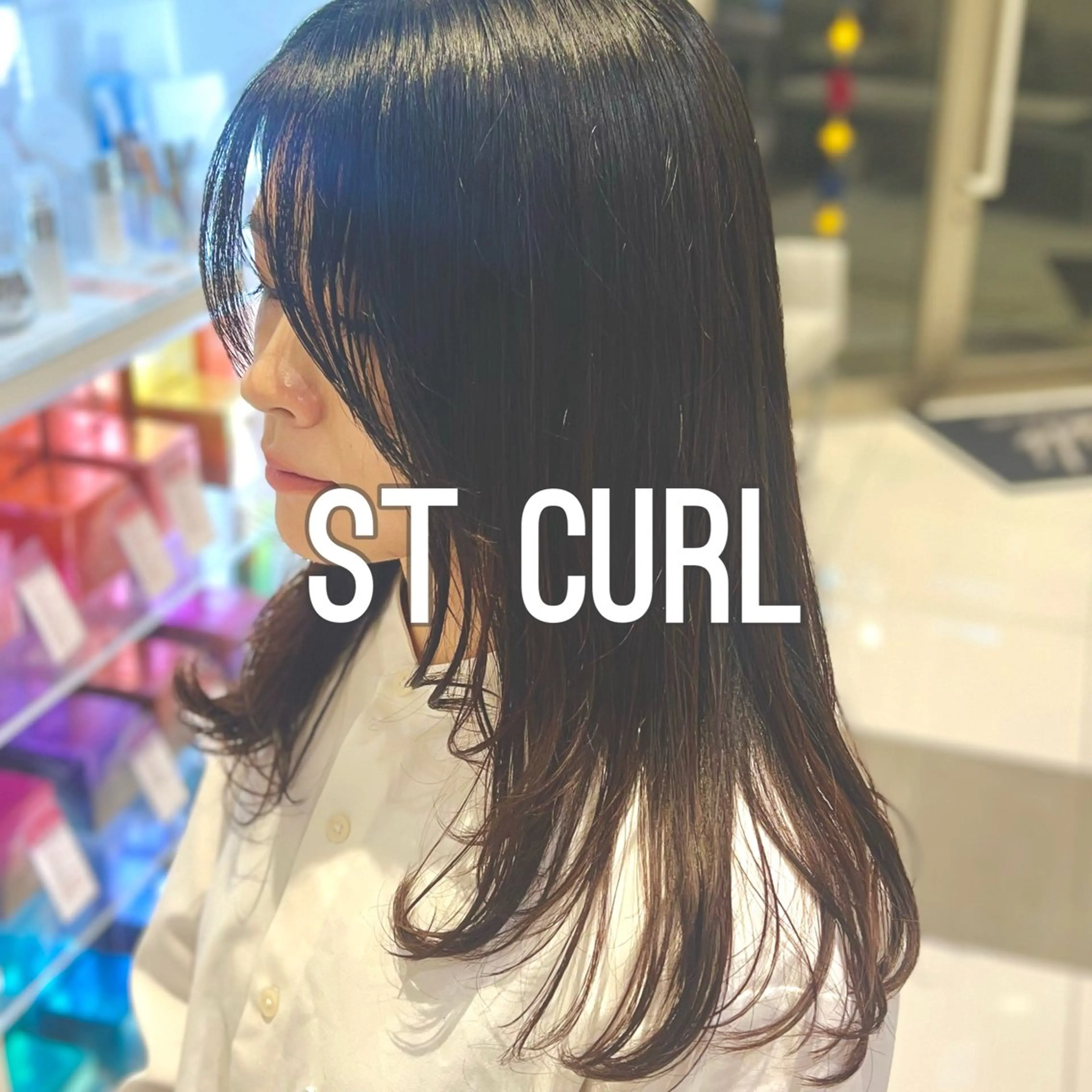 セミロング パーマ セミロングパーマ デジタルパーマ Yuka/Aujua ソムリエ/髪質改善のヘアスタイル