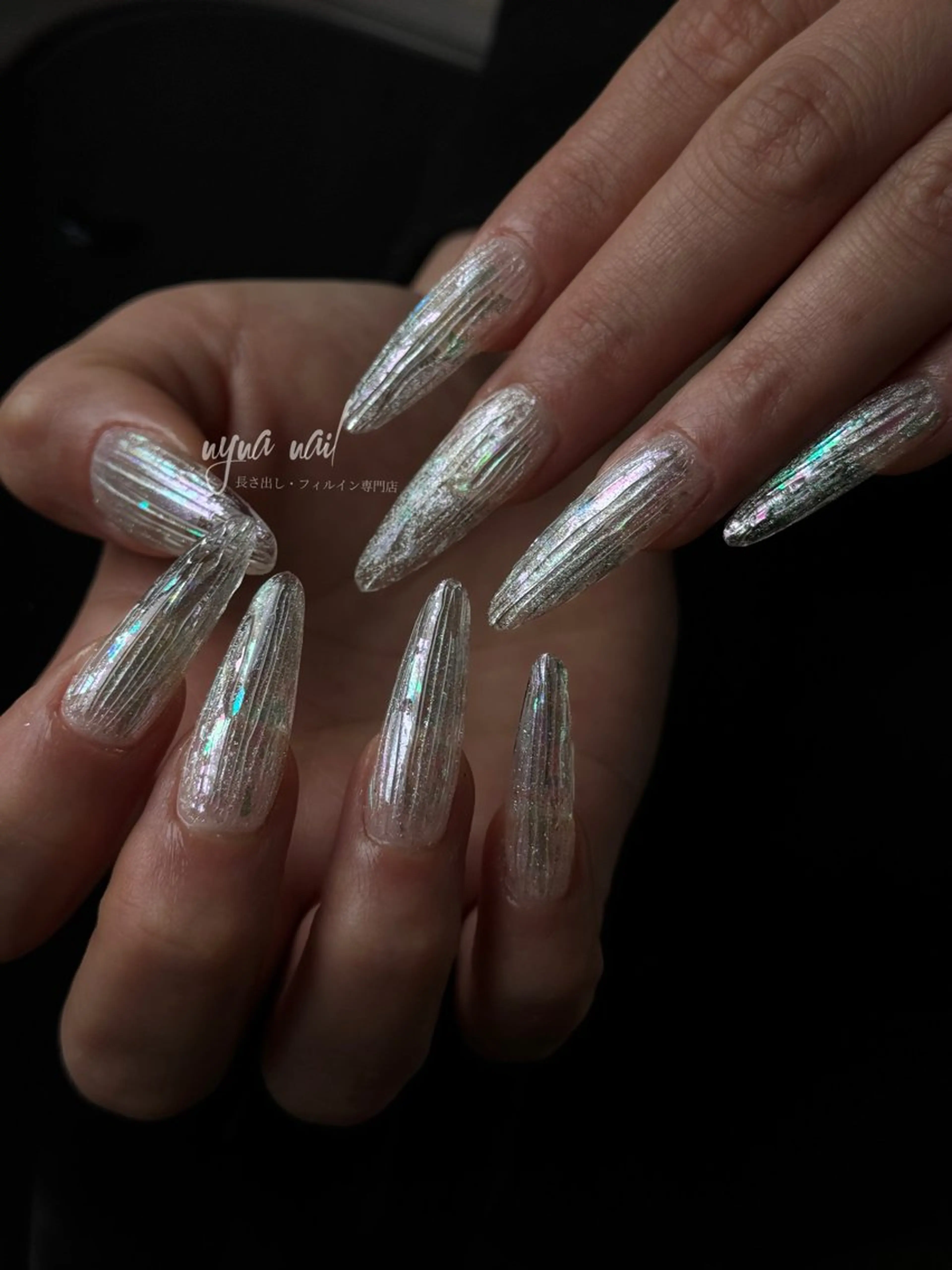 ネイル ハンドネイル 長さ出し専門 nynaのネイルデザイン