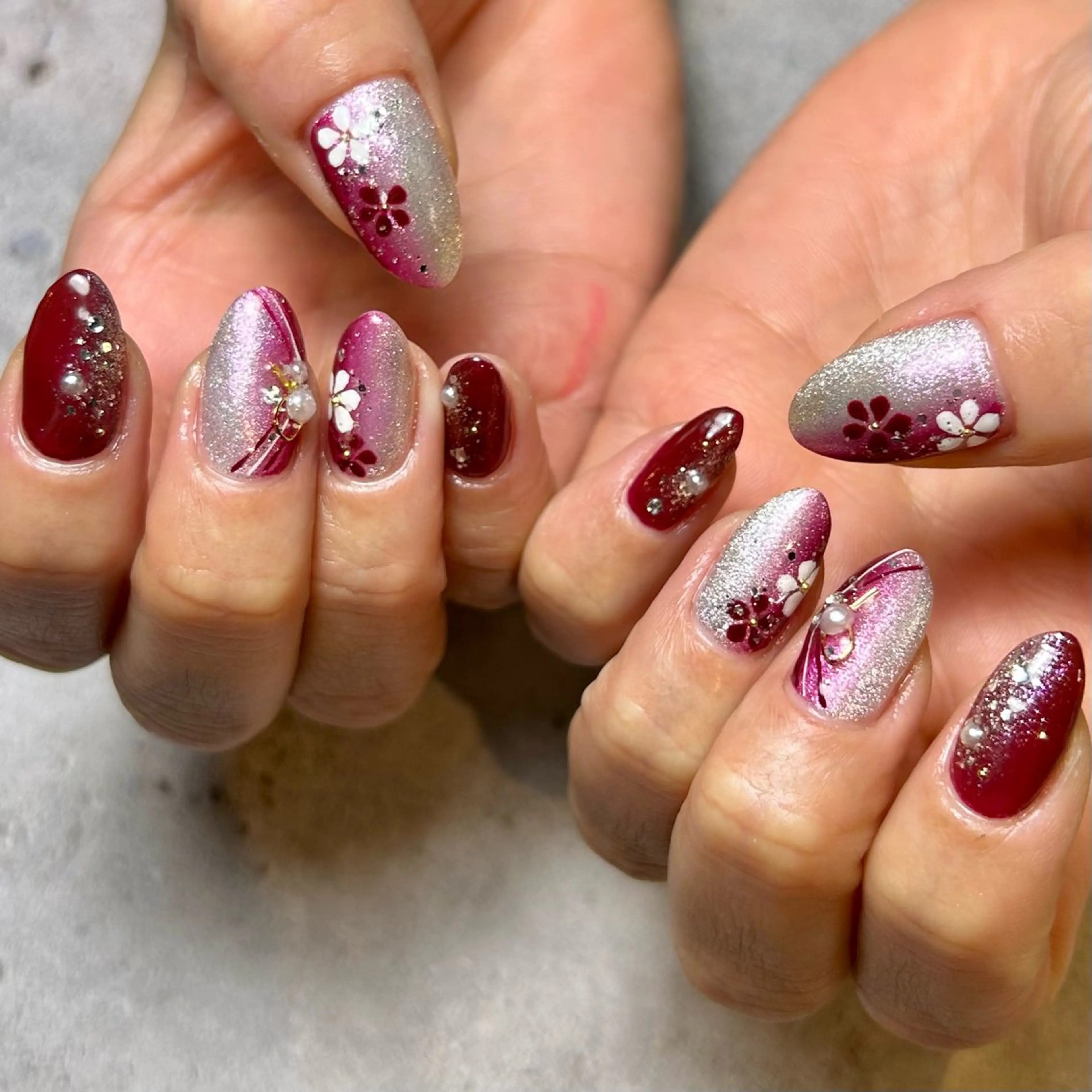 ネイル 持ち込み ハンドネイル Reflection marikoのネイルデザイン