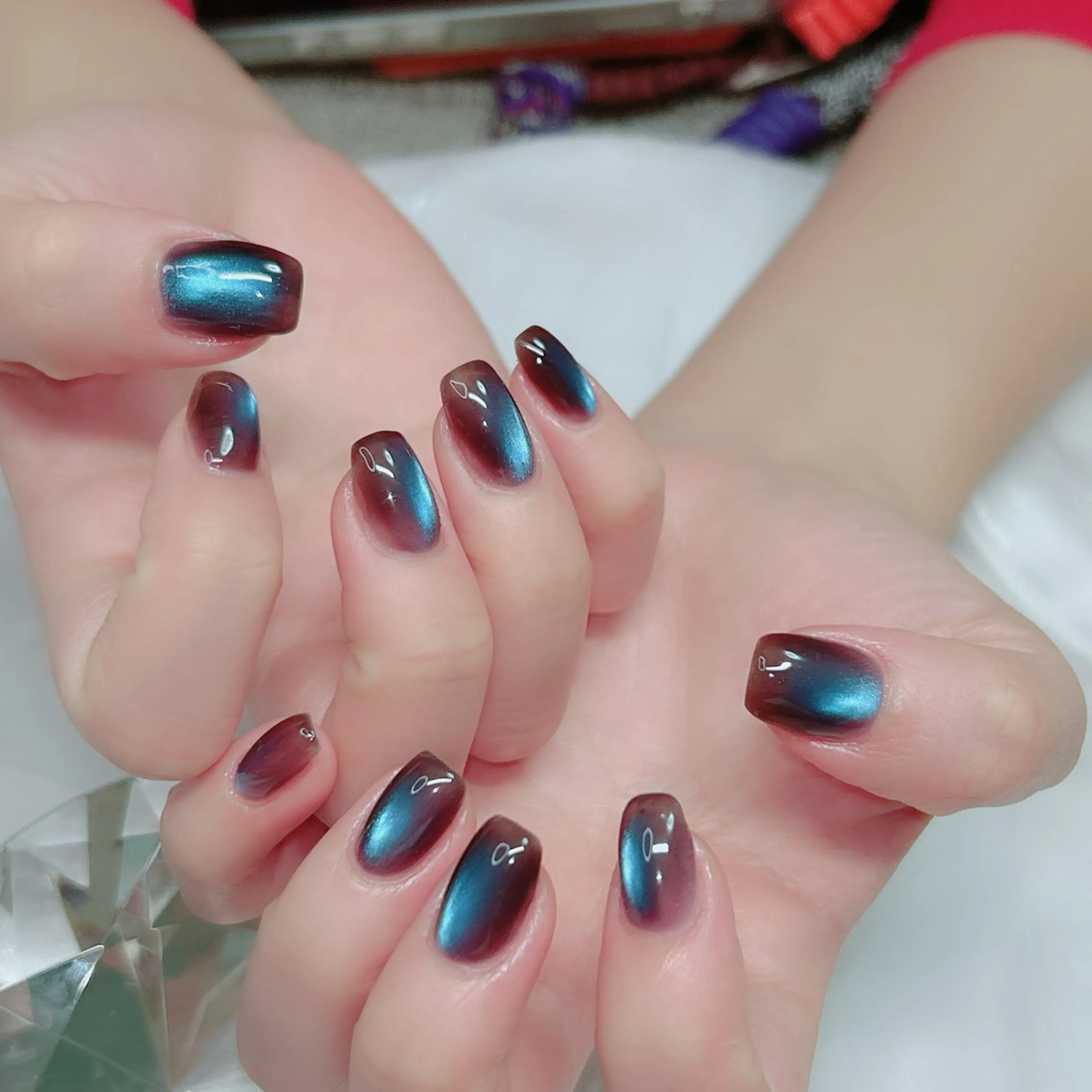 ネイル アニマル柄 アートネイル フレンチネイル ジェルネイル ガーリー ハンドネイル Cute Tips nailのネイルデザイン