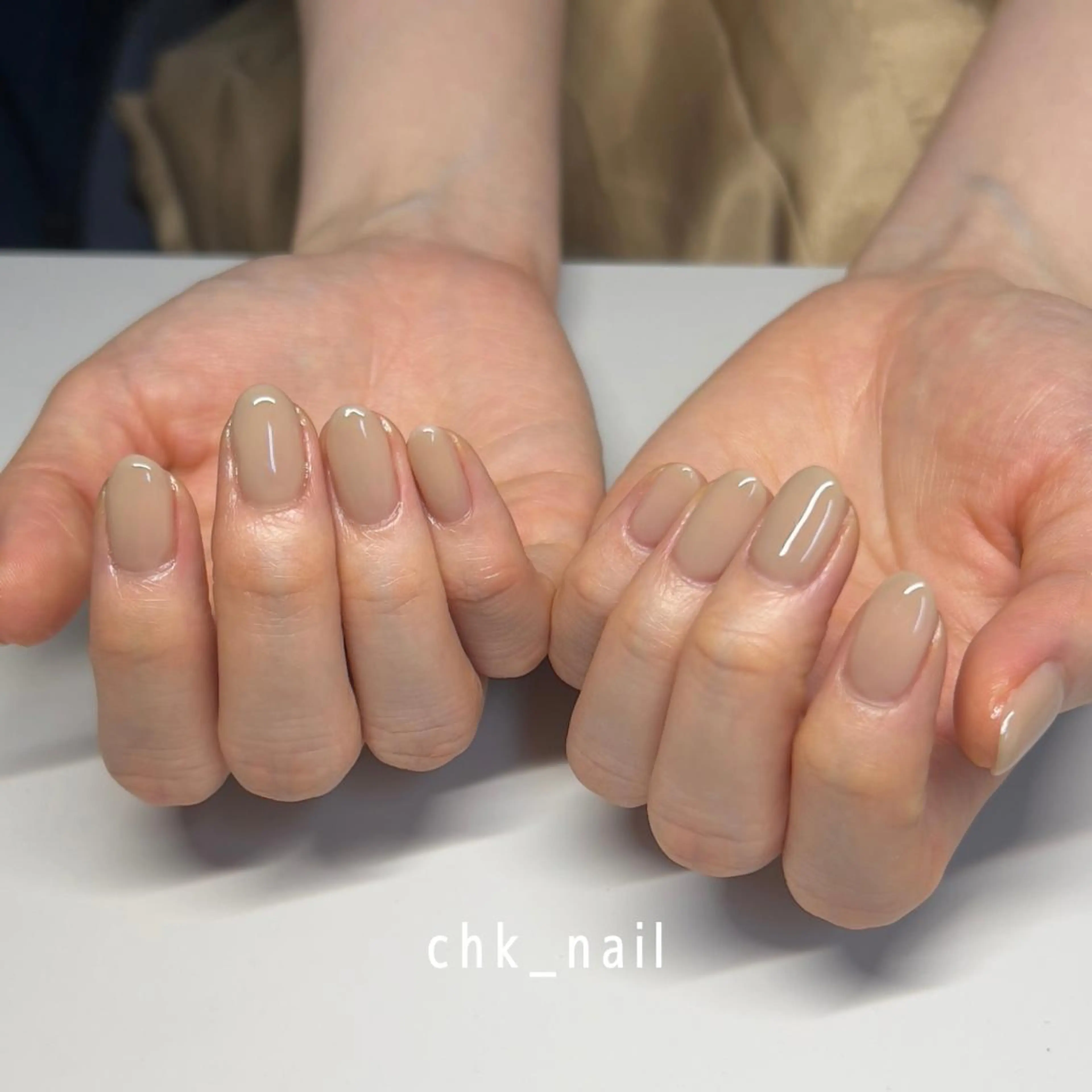 ネイル ワンカラーネイル ハンドネイル takahashi chikaのネイルデザイン