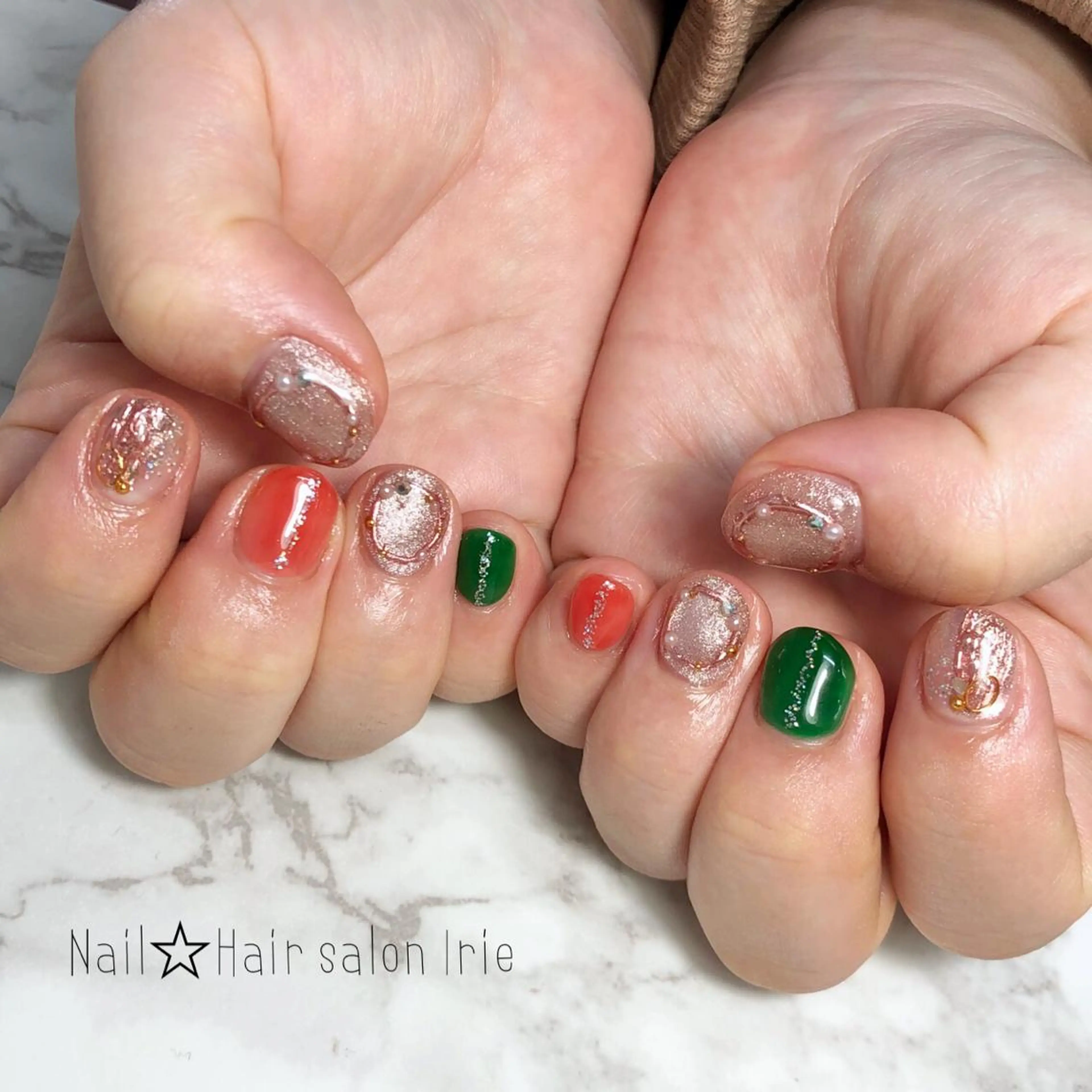 ネイル ハンドネイル Hair salon Irie所属・與儀 知佳のネイルデザイン