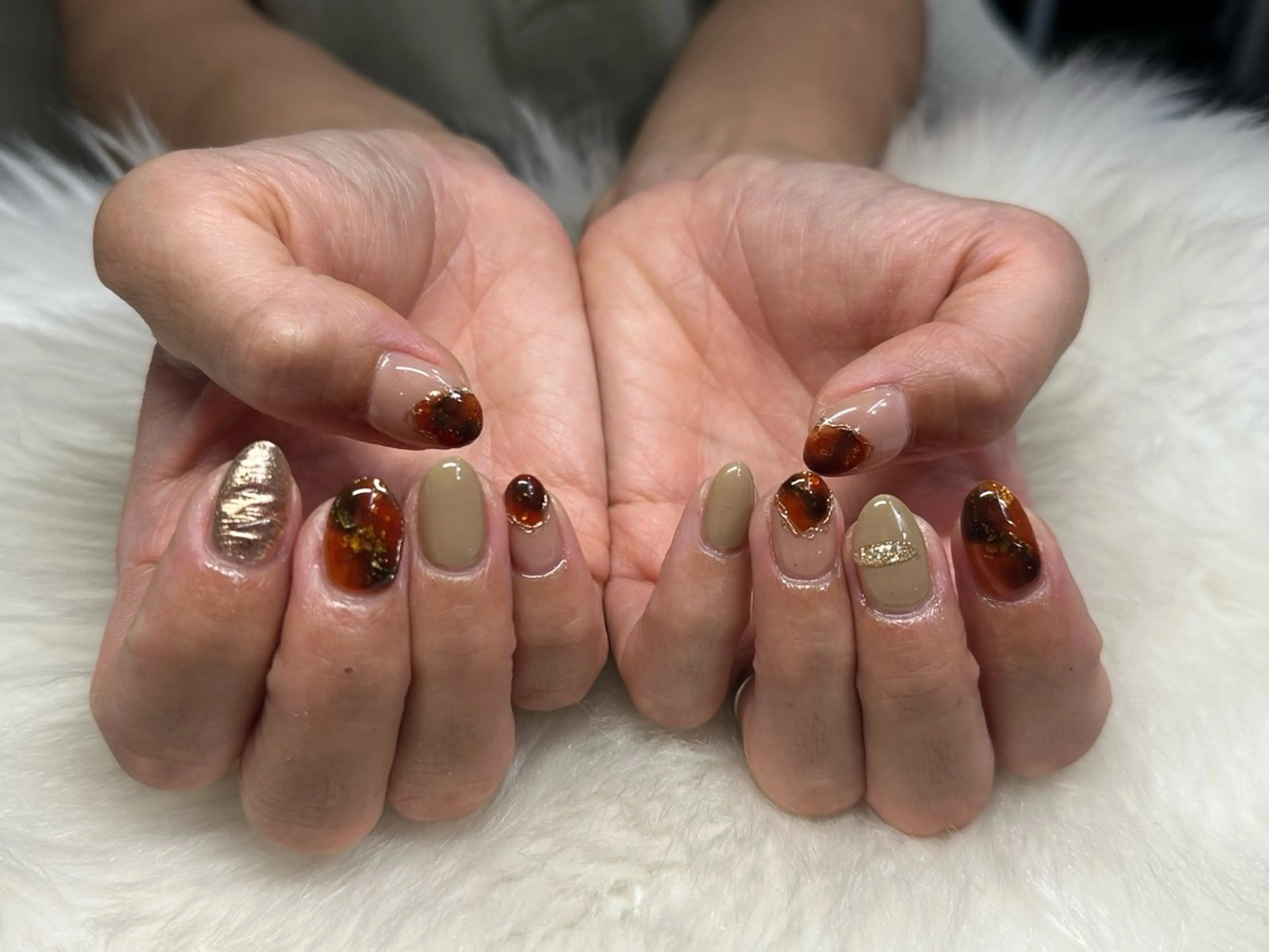 ネイル 舟橋 花帆のネイルデザイン