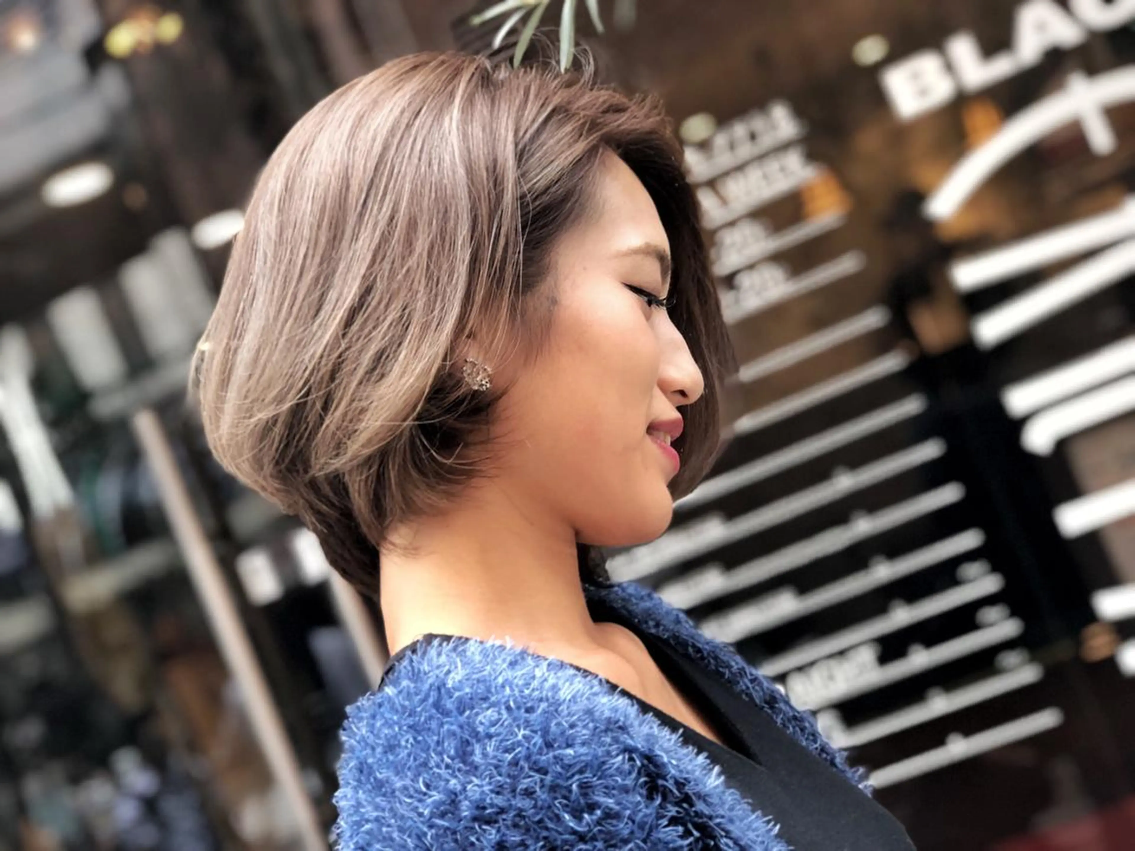 ショート カラー 北川大輔🌟 小顔レイヤーカットのヘアスタイル