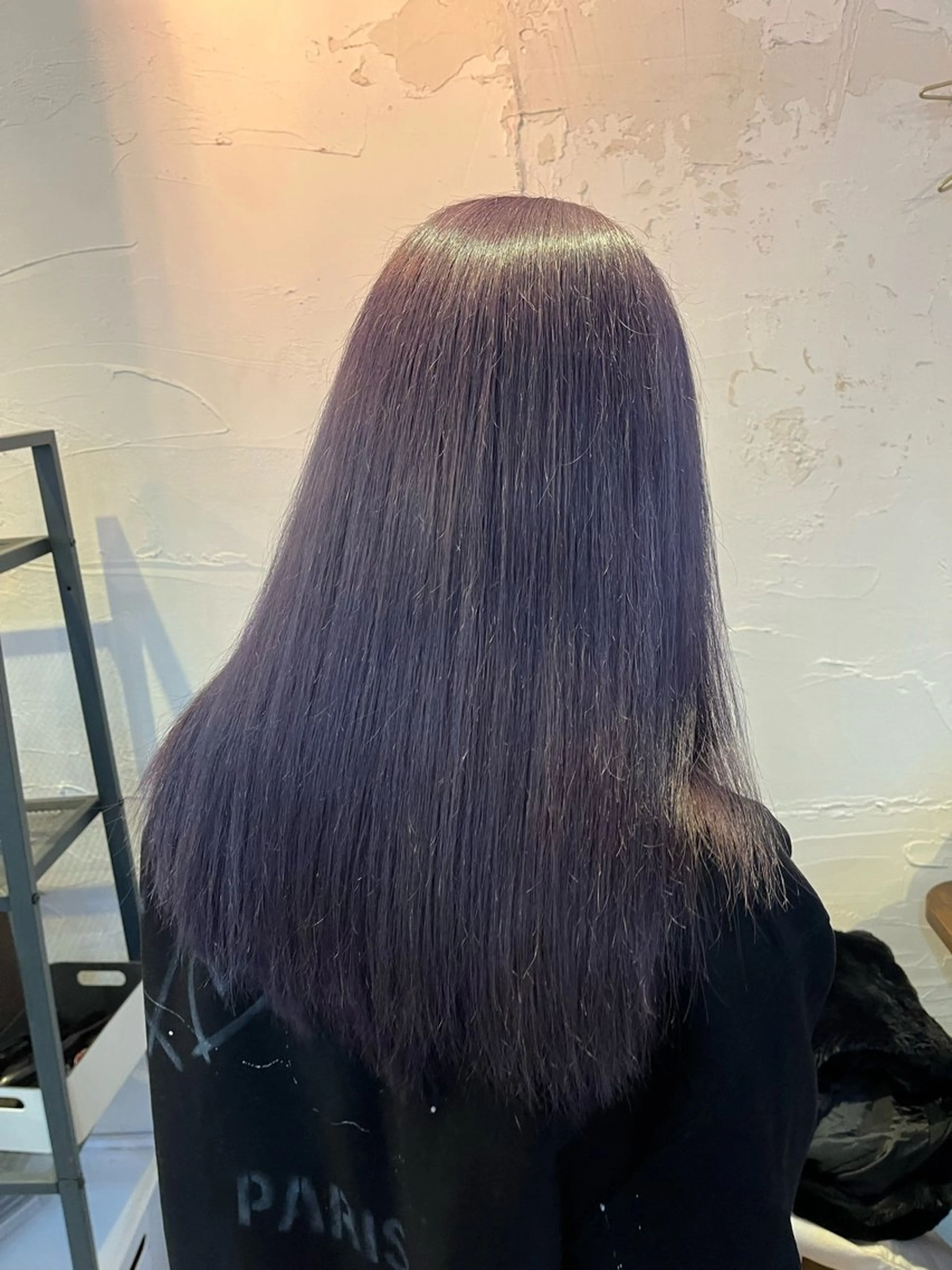 ロング カラー ブリーチ ブルーカラー ブルーバイオレット バイオレットカラー 🧸柔らかいベージュ カラー🧸氏家達哉のヘアスタイル