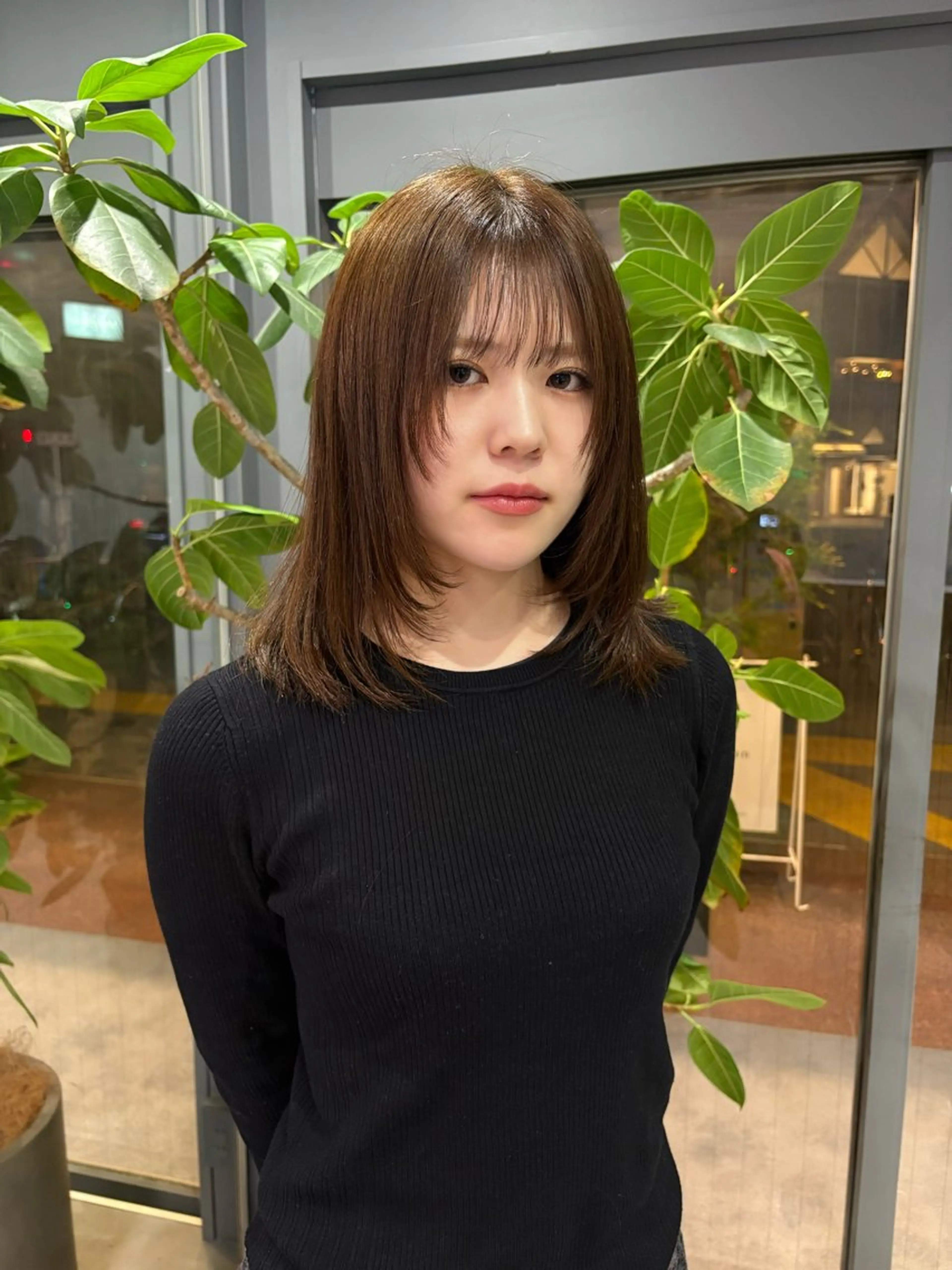 ミディアム カラー カット ヘアカラー トリートメント 🌟満足度No.1/ 似合わせ/AYA🌟のヘアスタイル