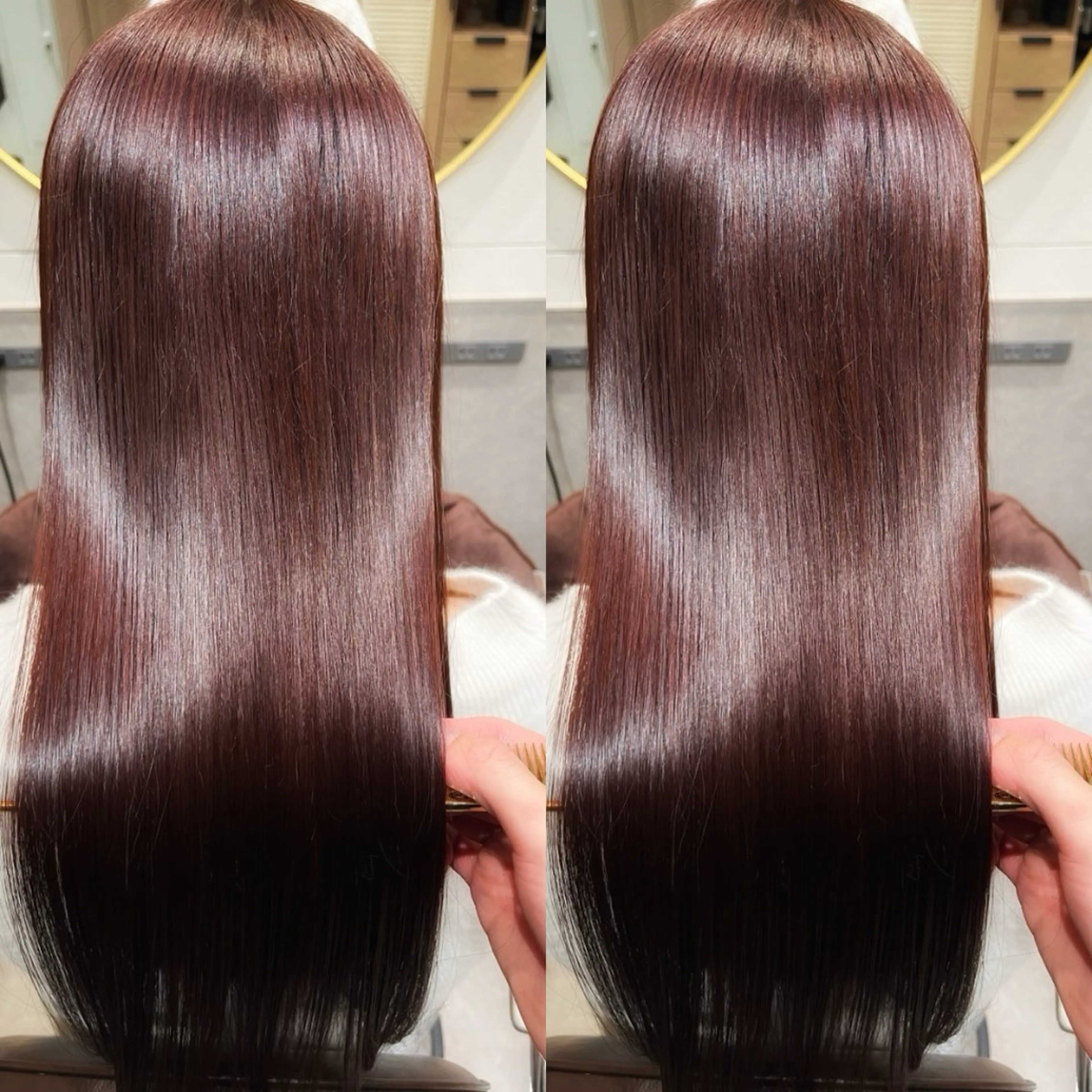 ロング カット ヘアカラー トリートメント 銀座⭐️髪質改善⭐️ 平中 留生のヘアスタイル