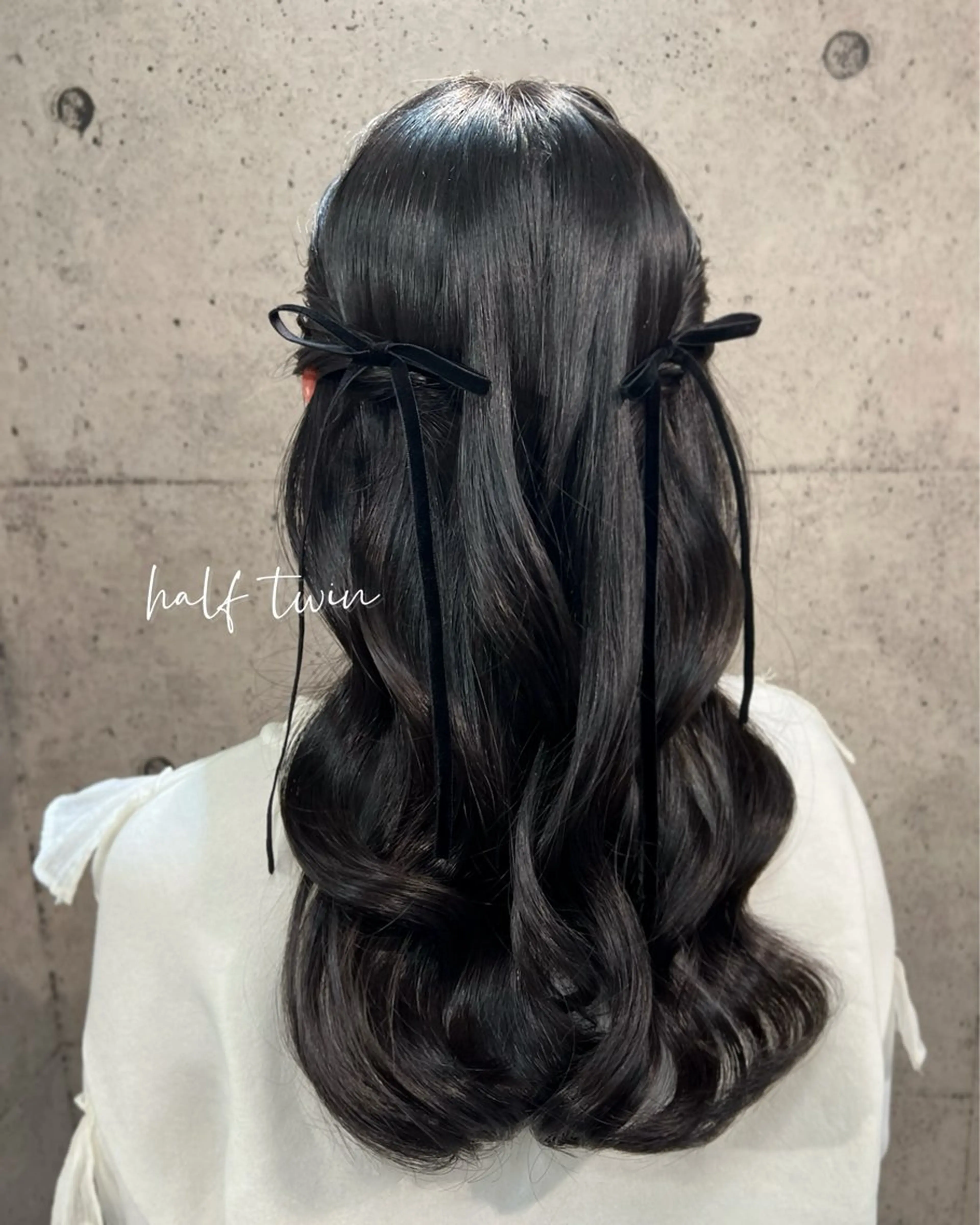 セミロング ヘアアレンジ ヘアセット ヘアメイク/髪質改善 🎀Moeri🎀のヘアスタイル