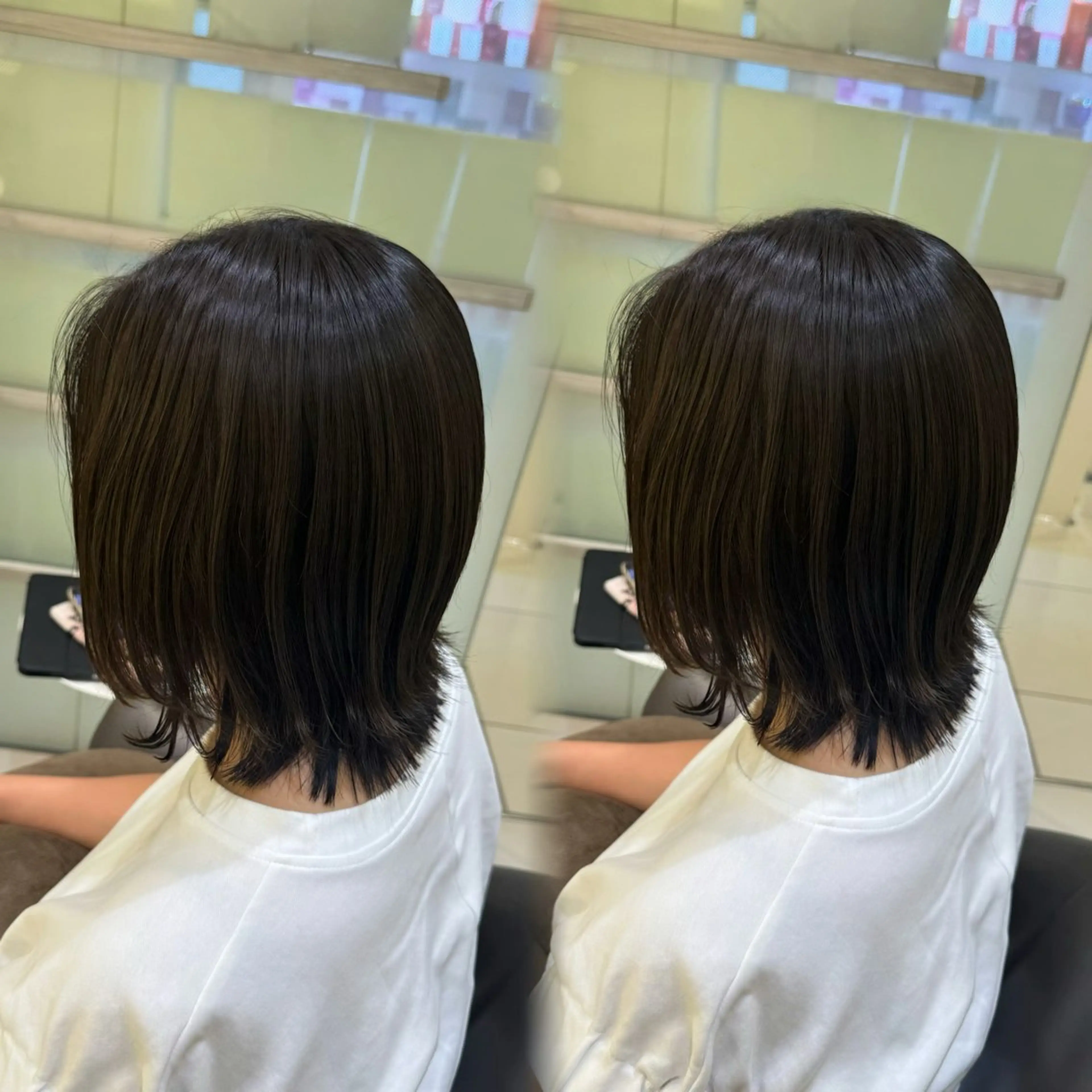 カラー 透明感カラー オリーブカラー 艶髪/カラー/ 銀座/RINA🎀のヘアスタイル