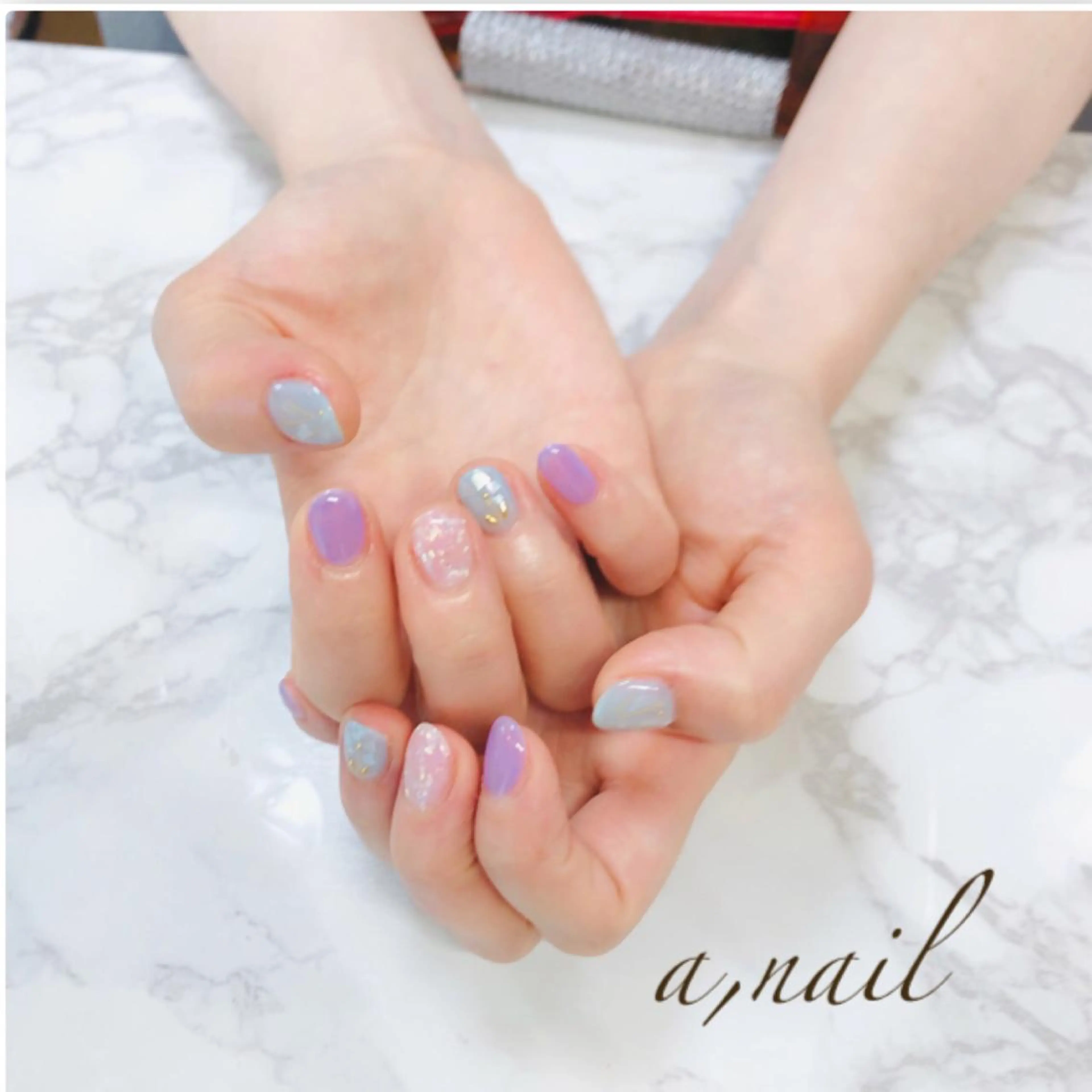 ネイル フットネイル ジェルネイル グラデーション オフィスネイル ワンカラーネイル ハンドネイル ネイルサロン エーネイルのネイルデザイン