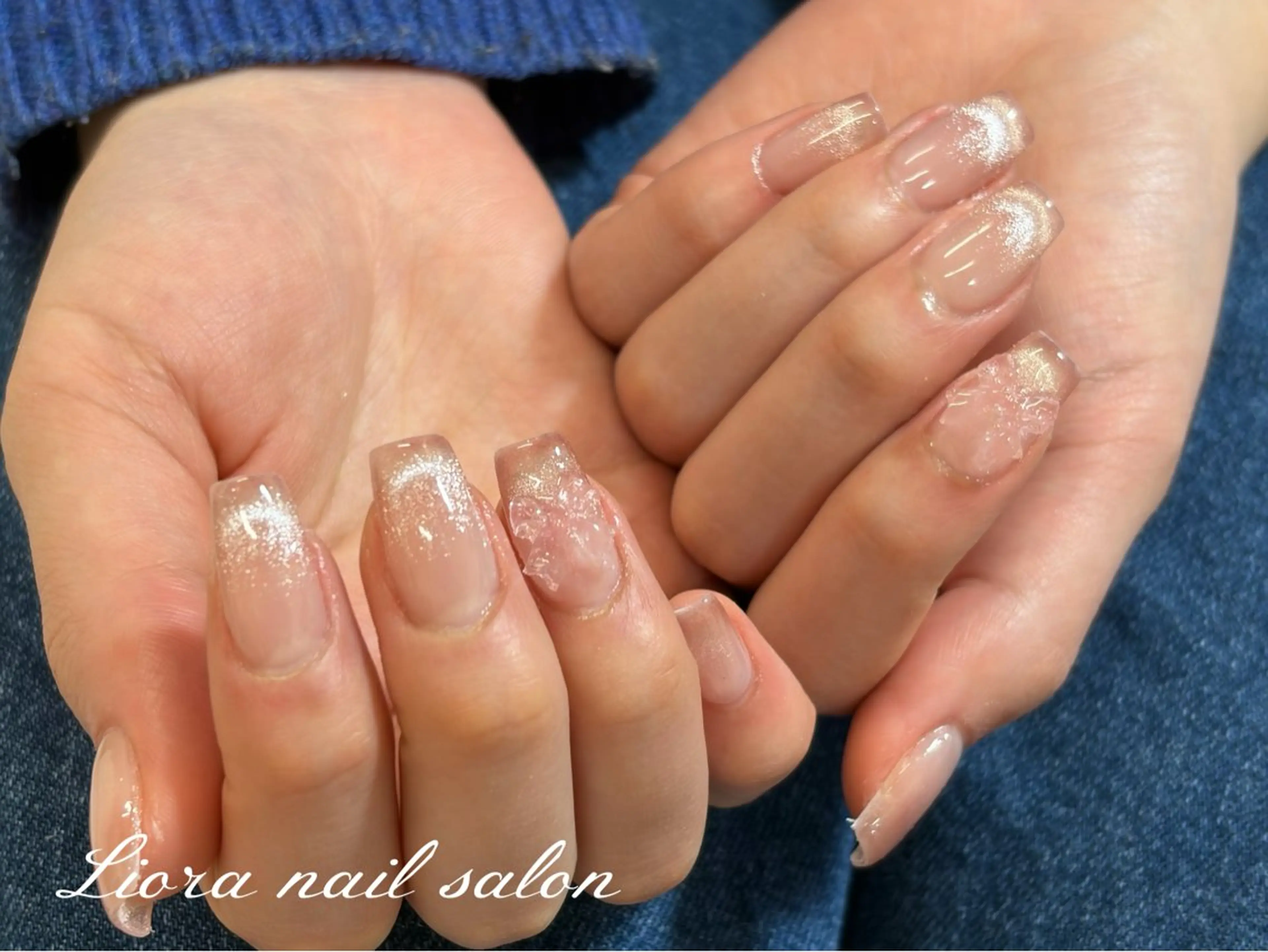 ネイル チークネイル フットネイル フレンチネイル ジェルネイル ガーリー ハンドネイル Liora nail スカルプ専門店のネイルデザイン