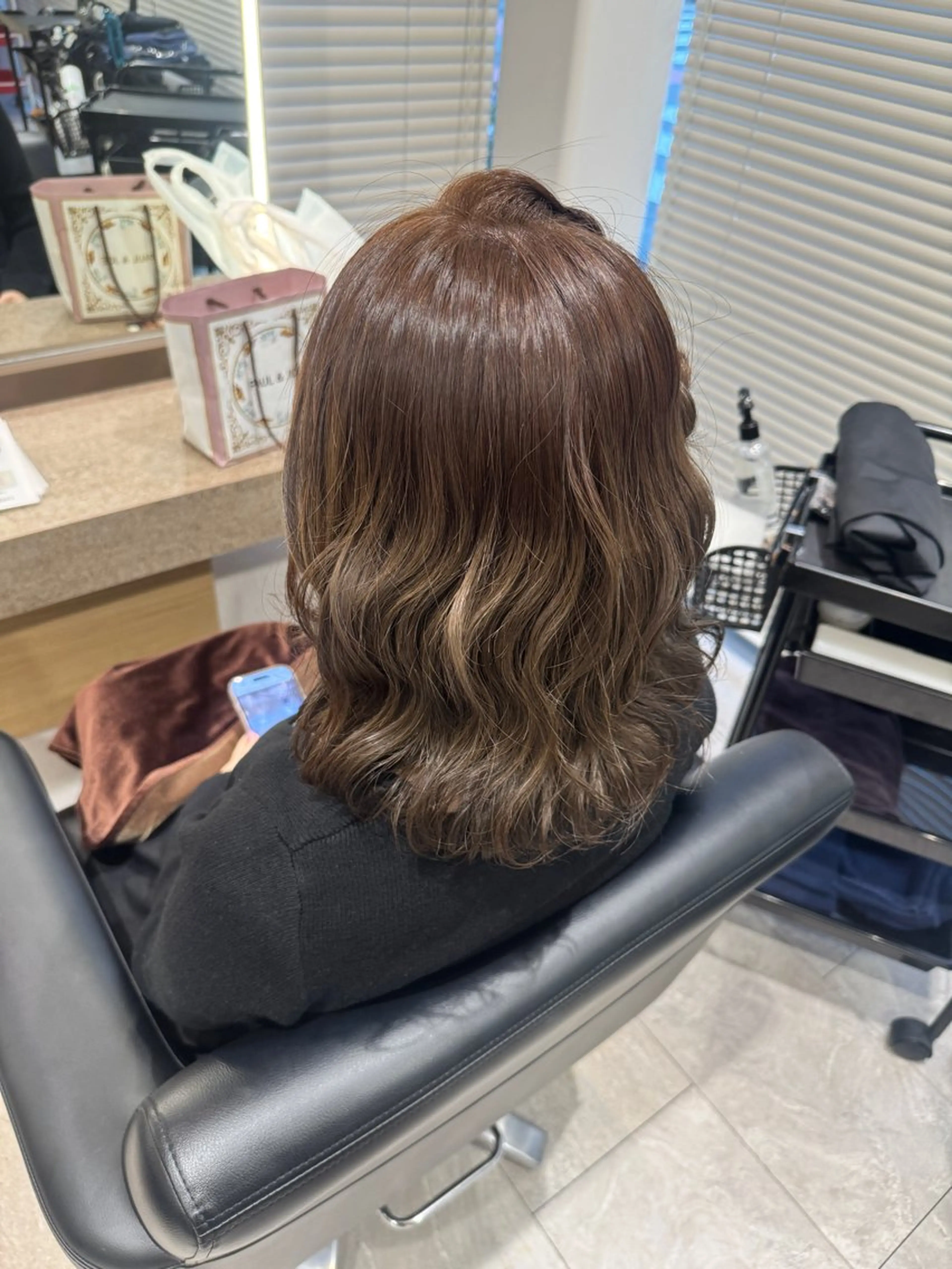 ミディアム カラー ブリーチ ヘアカラー トリートメント sakura❀/板橋 モデル募集中🪄︎︎のヘアスタイル