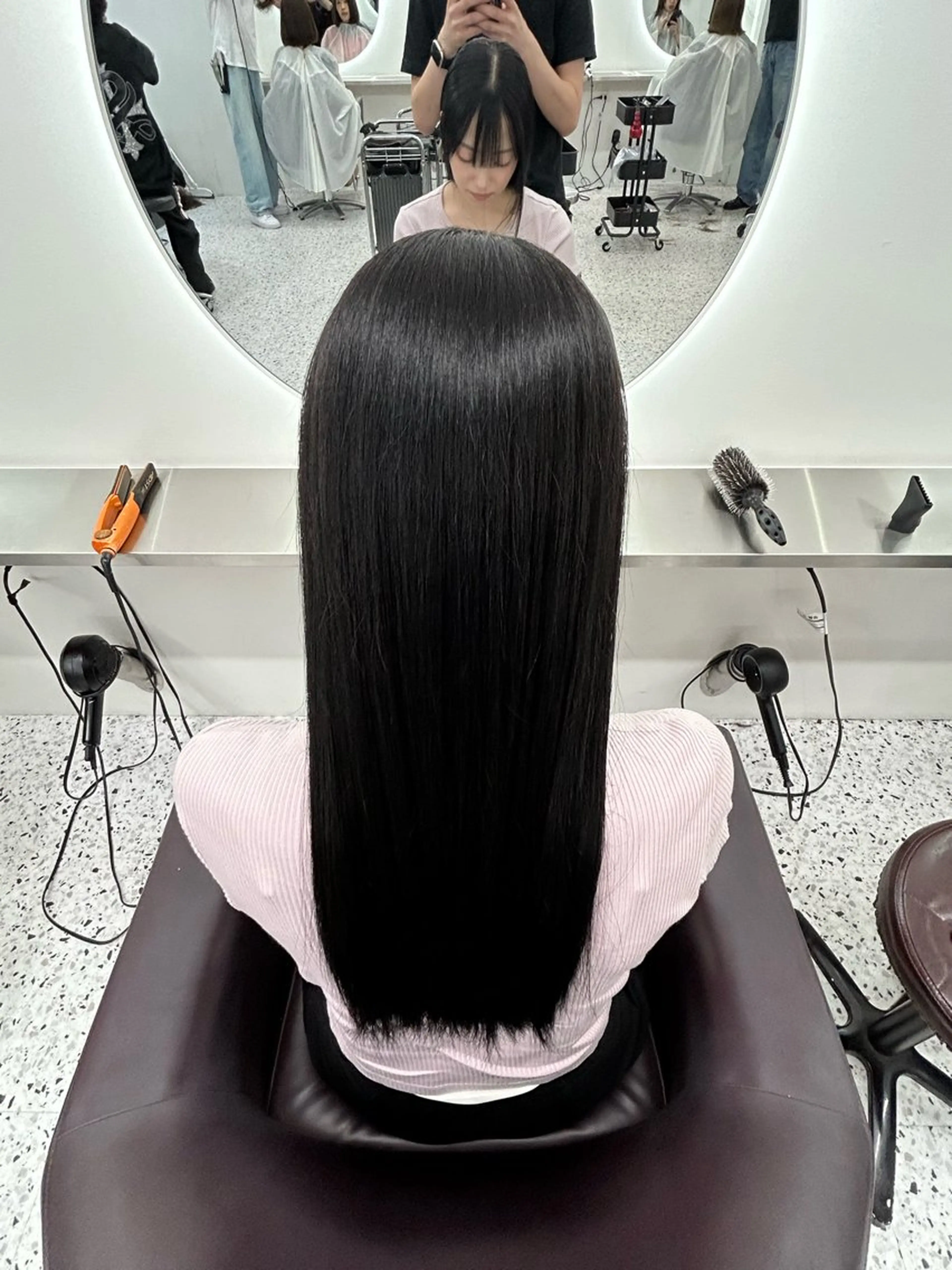 ロング カラー メンズ 🫧透明感／艶カラー 🫧Ryuseiのヘアスタイル