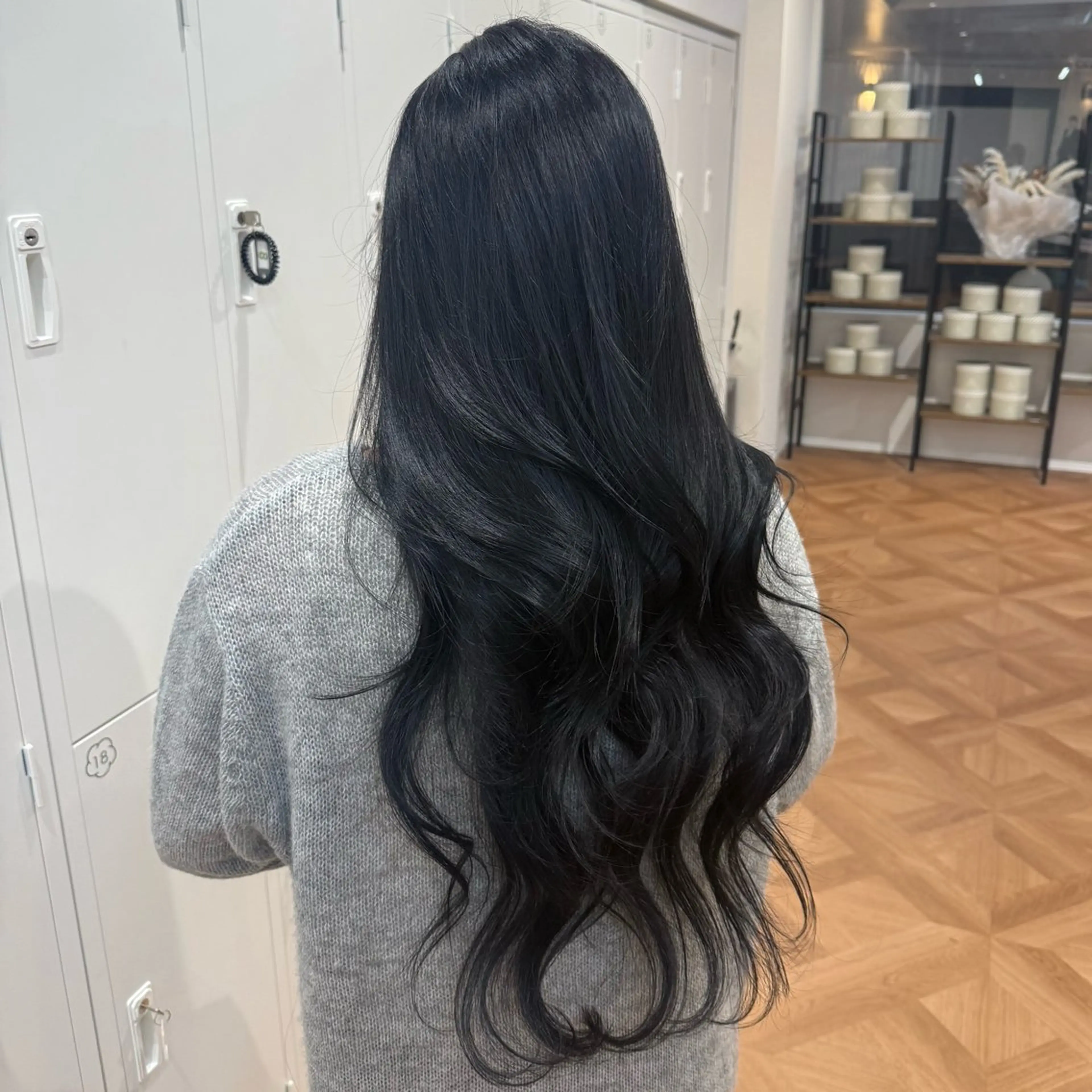 ロング カラー ヘアアレンジ キヨミ 韓国レイヤーカットのヘアスタイル