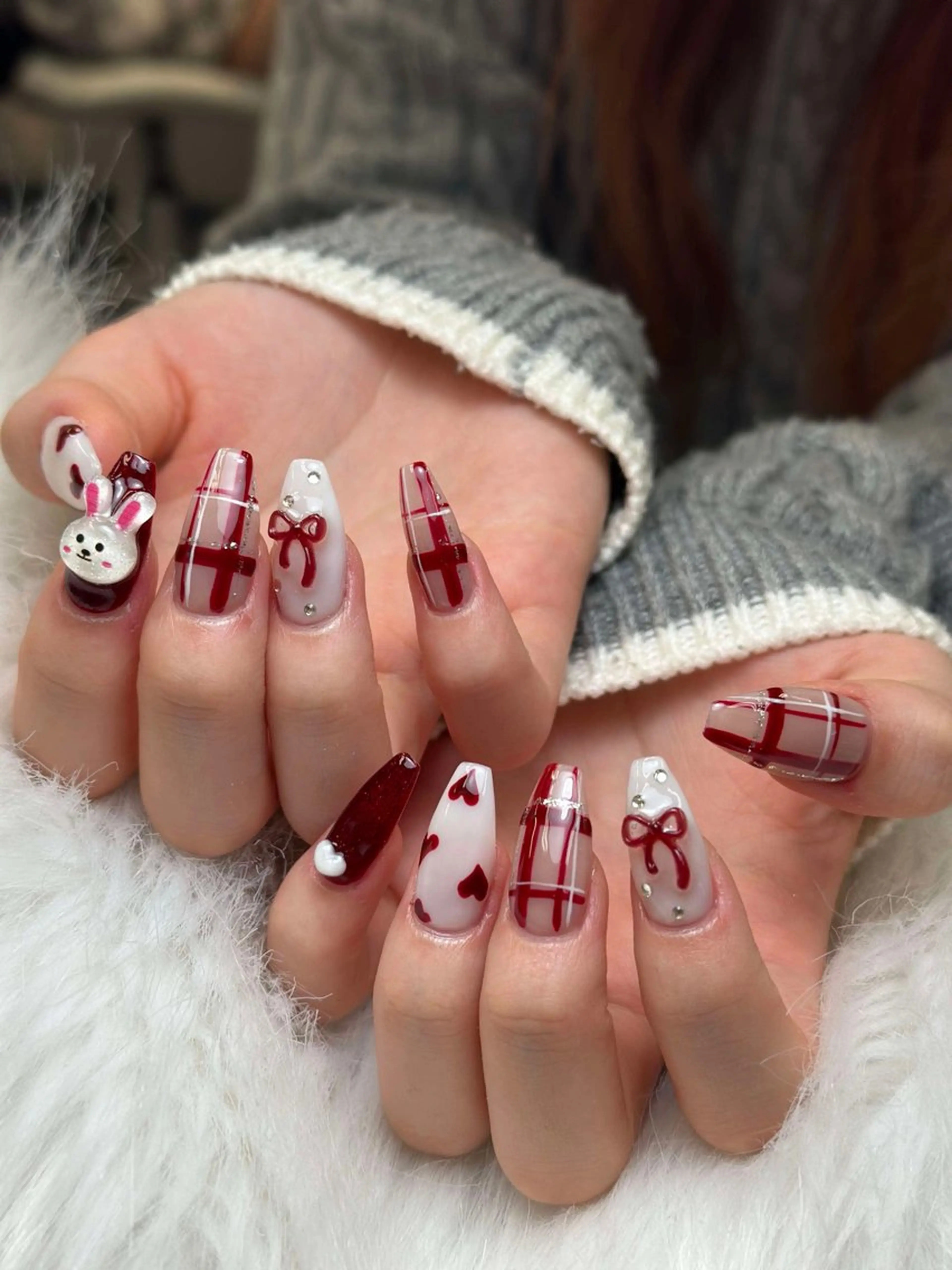 ネイル アートネイル 成人式 ジェルネイル ニュアンスネイル 夏ネイル ハンドネイル Jenn Nail Salonのネイルデザイン