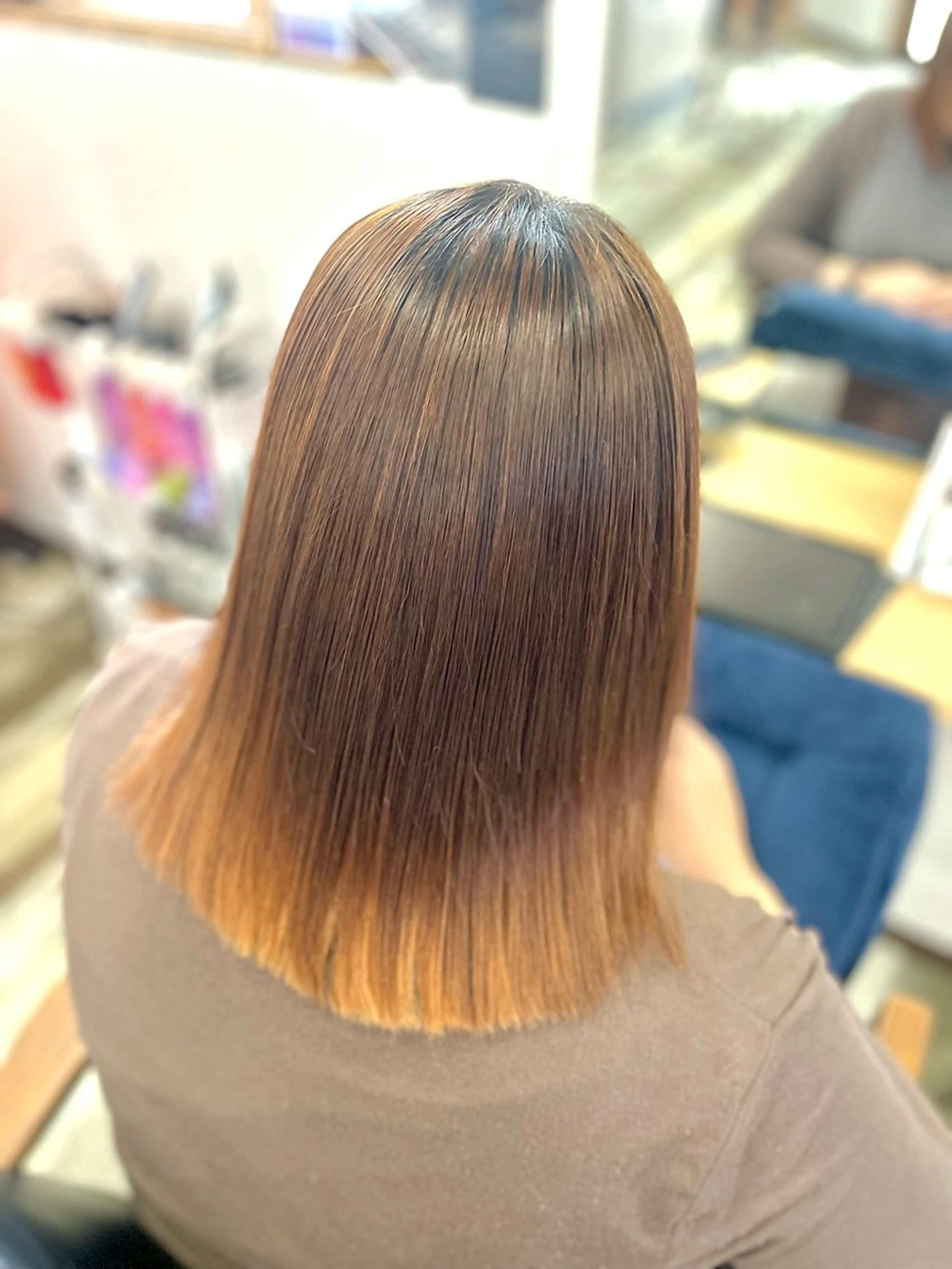 セミロング セミロングパーマ トリートメント カット トリートメント ‎🤍小澤 日菜‎🤍のヘアスタイル