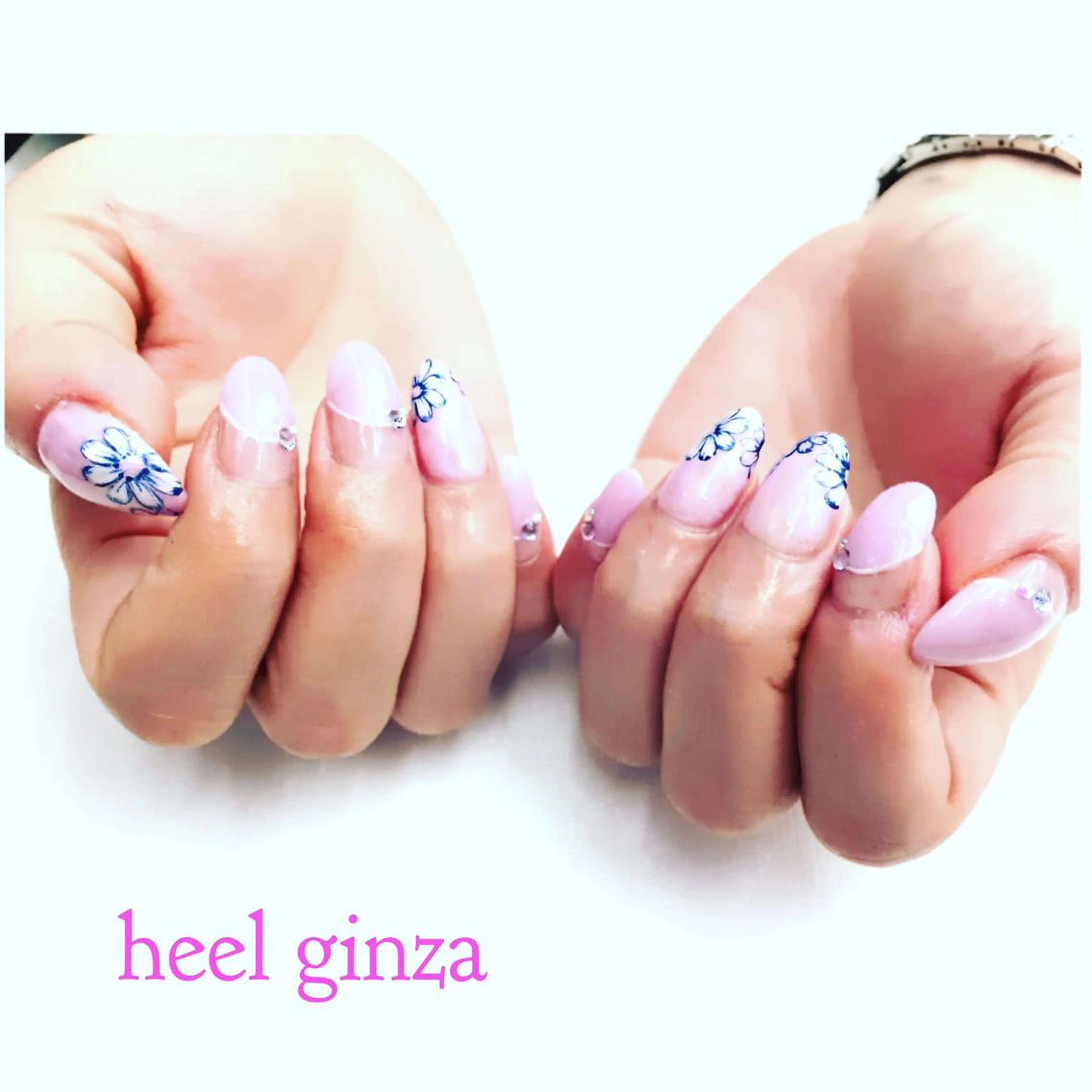 ネイル フレンチネイル 春ネイル miel nailのネイルデザイン