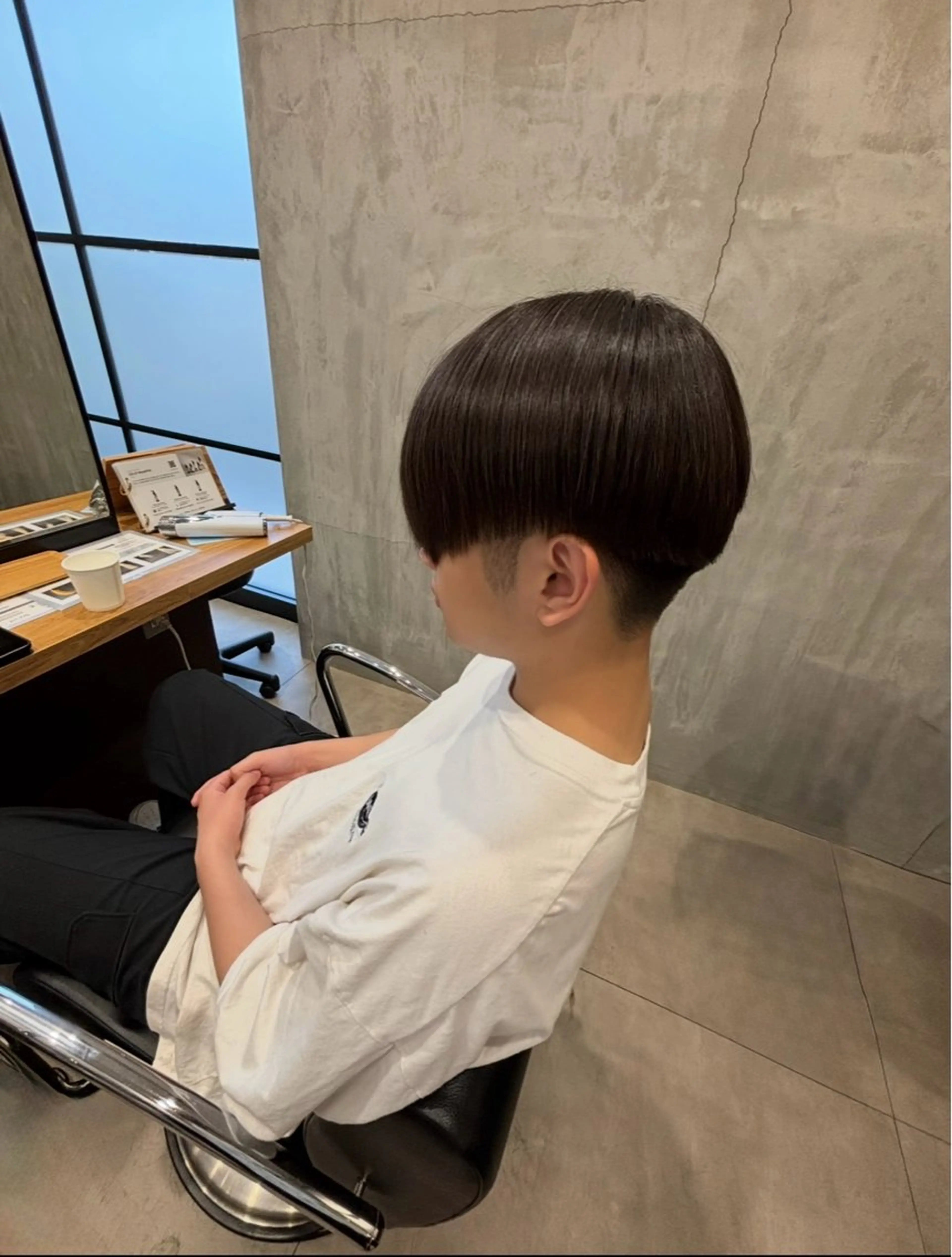 ショート カット 縮毛矯正 馬場 一輝のヘアスタイル