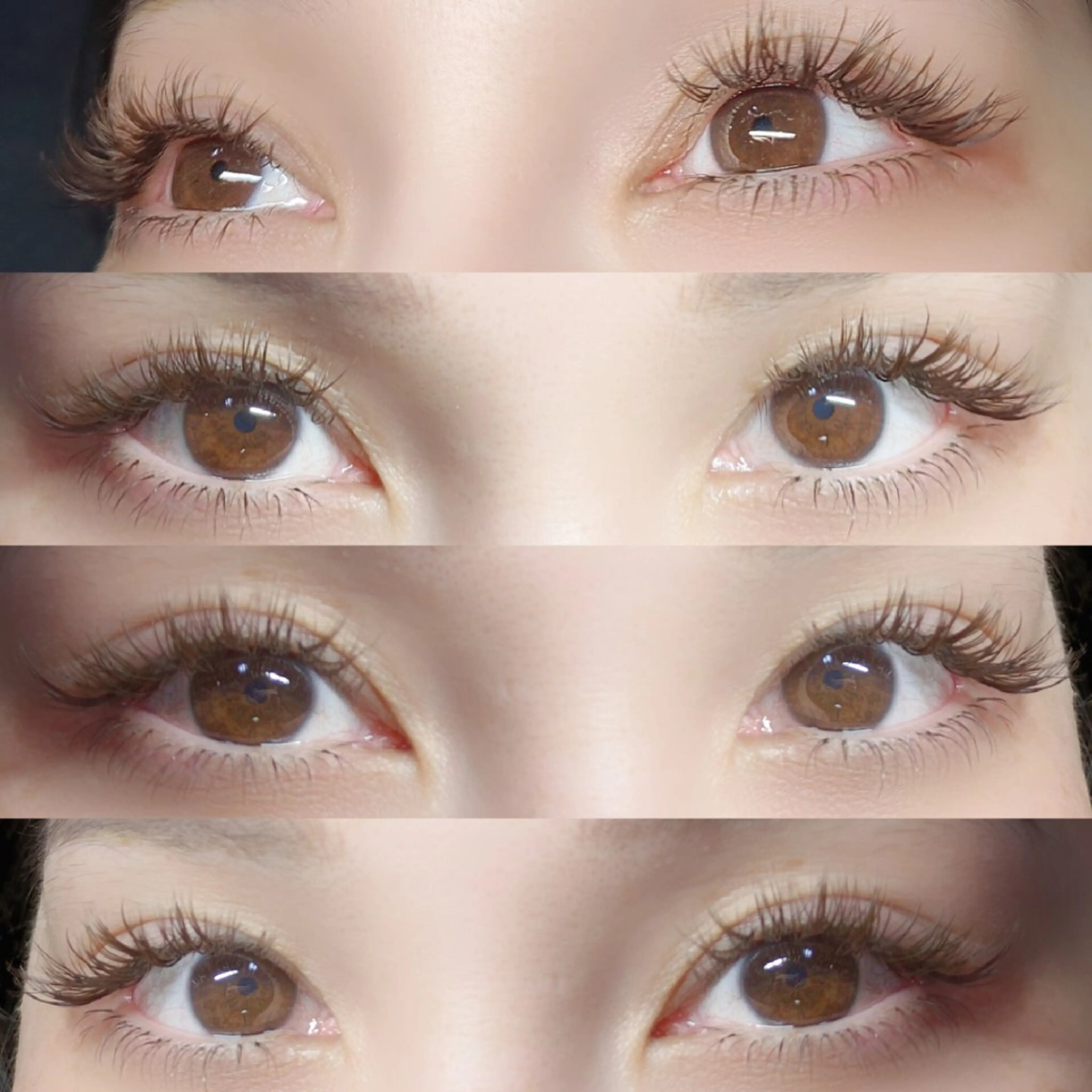 マツエク・マツパ 付け放題 カラーマツエク linda ABEのマツエク・マツパデザイン