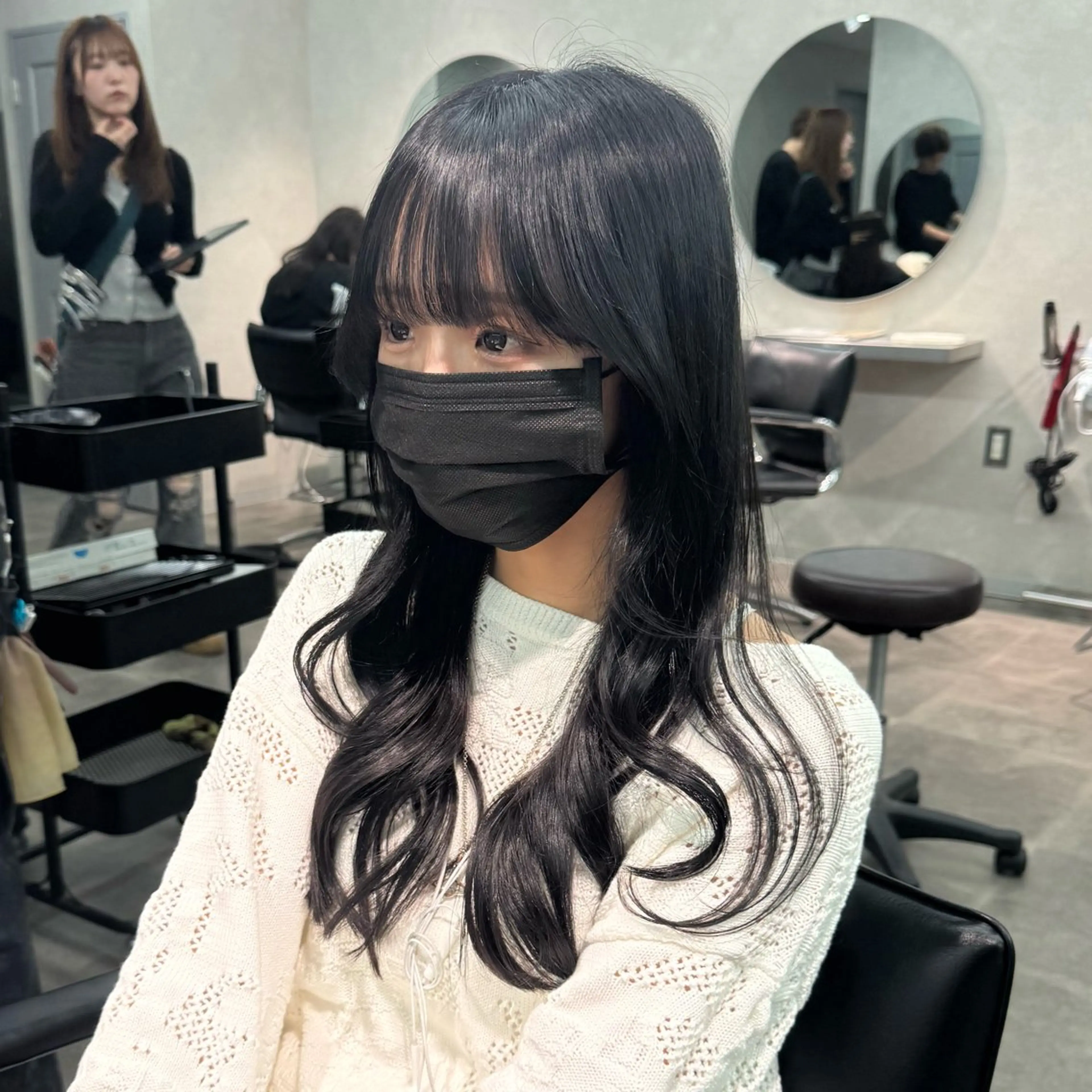 ロング カット ヘアカラー 韓国特化🇰🇷千葉 /レイヤーカット竜生のヘアスタイル