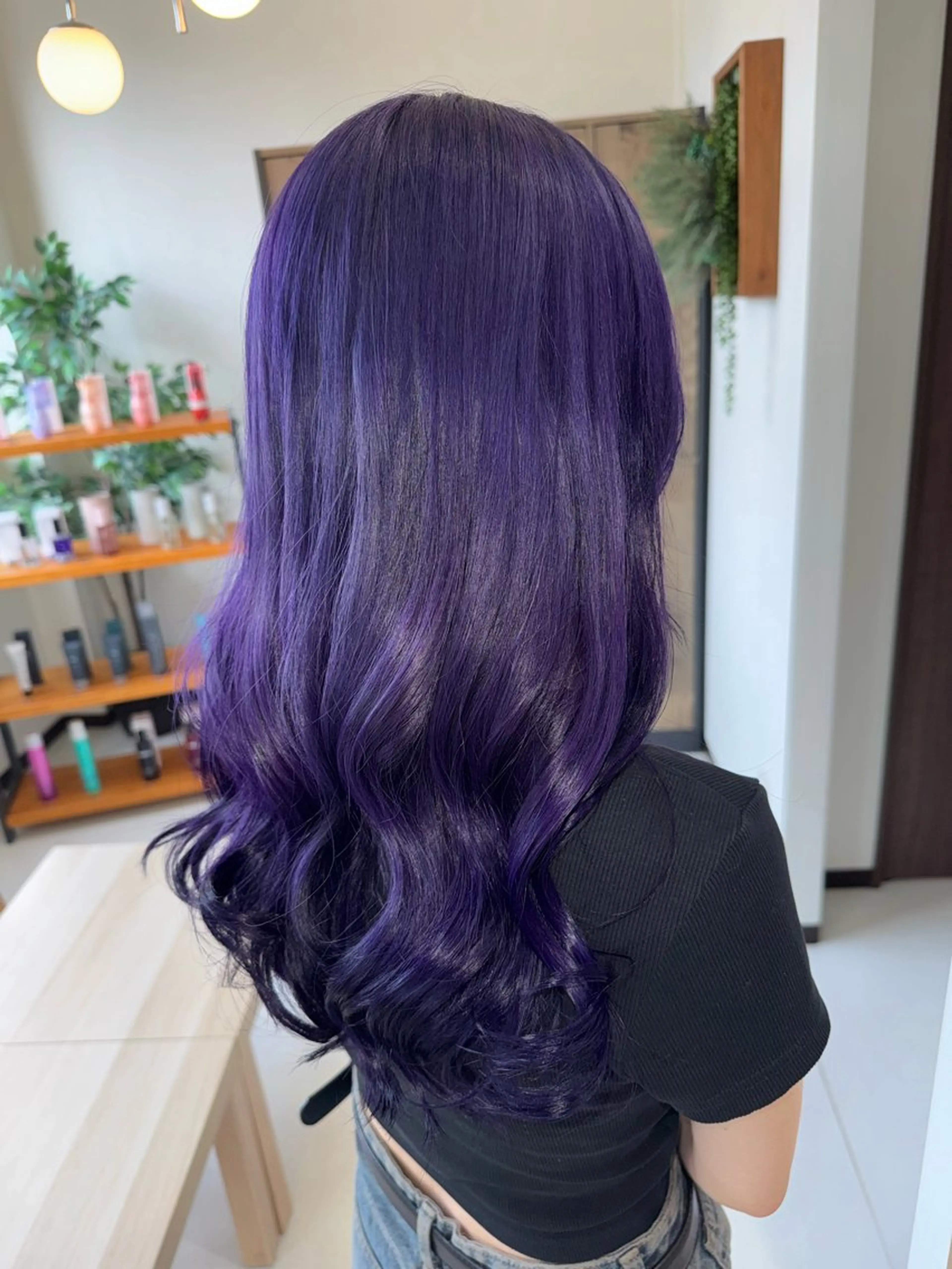 ロング ヘアカラー 手塚 麗のヘアスタイル