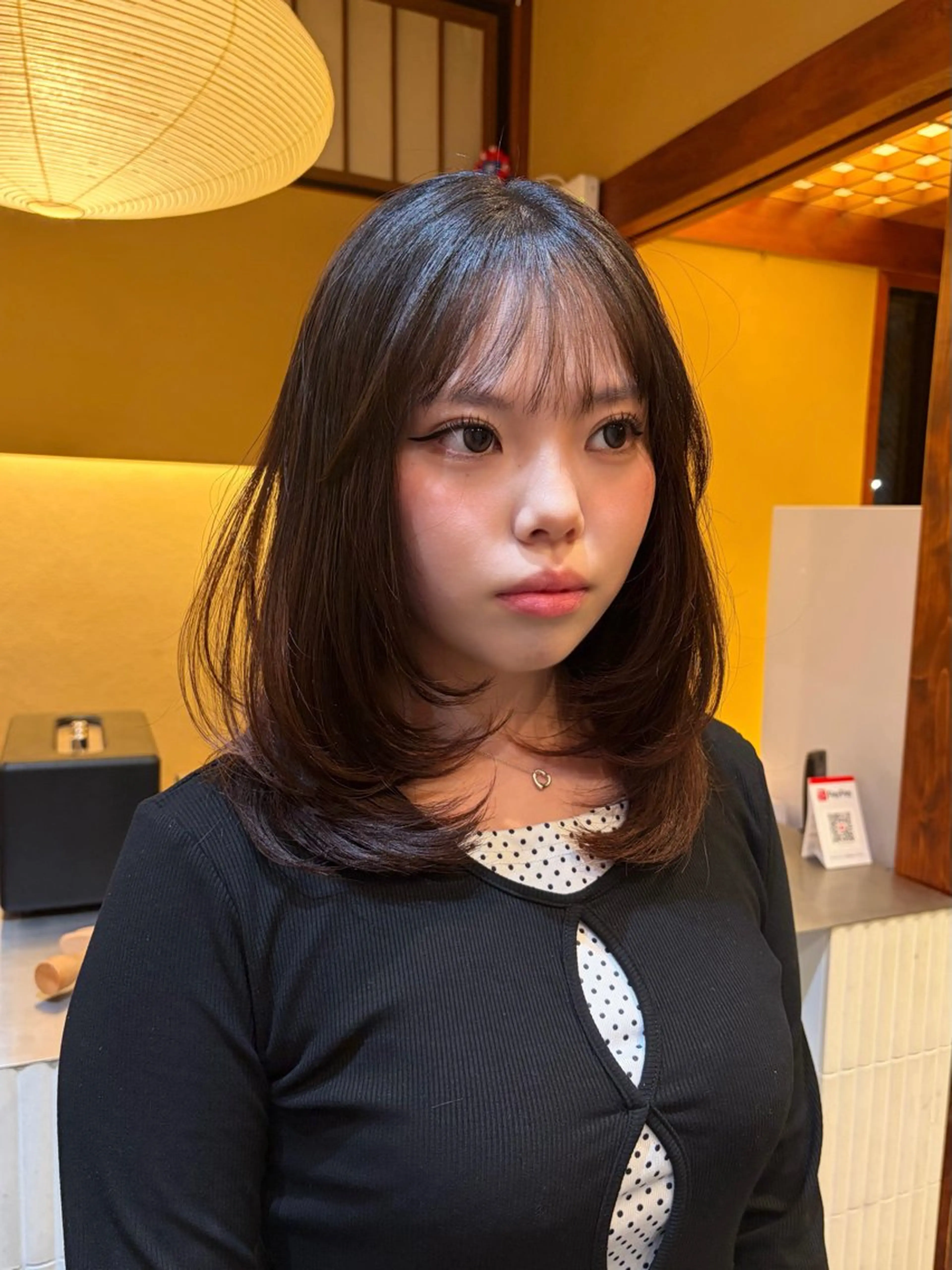 ミディアム 縮毛矯正 ゆるふわガーリーst yle🩰yuukaのヘアスタイル