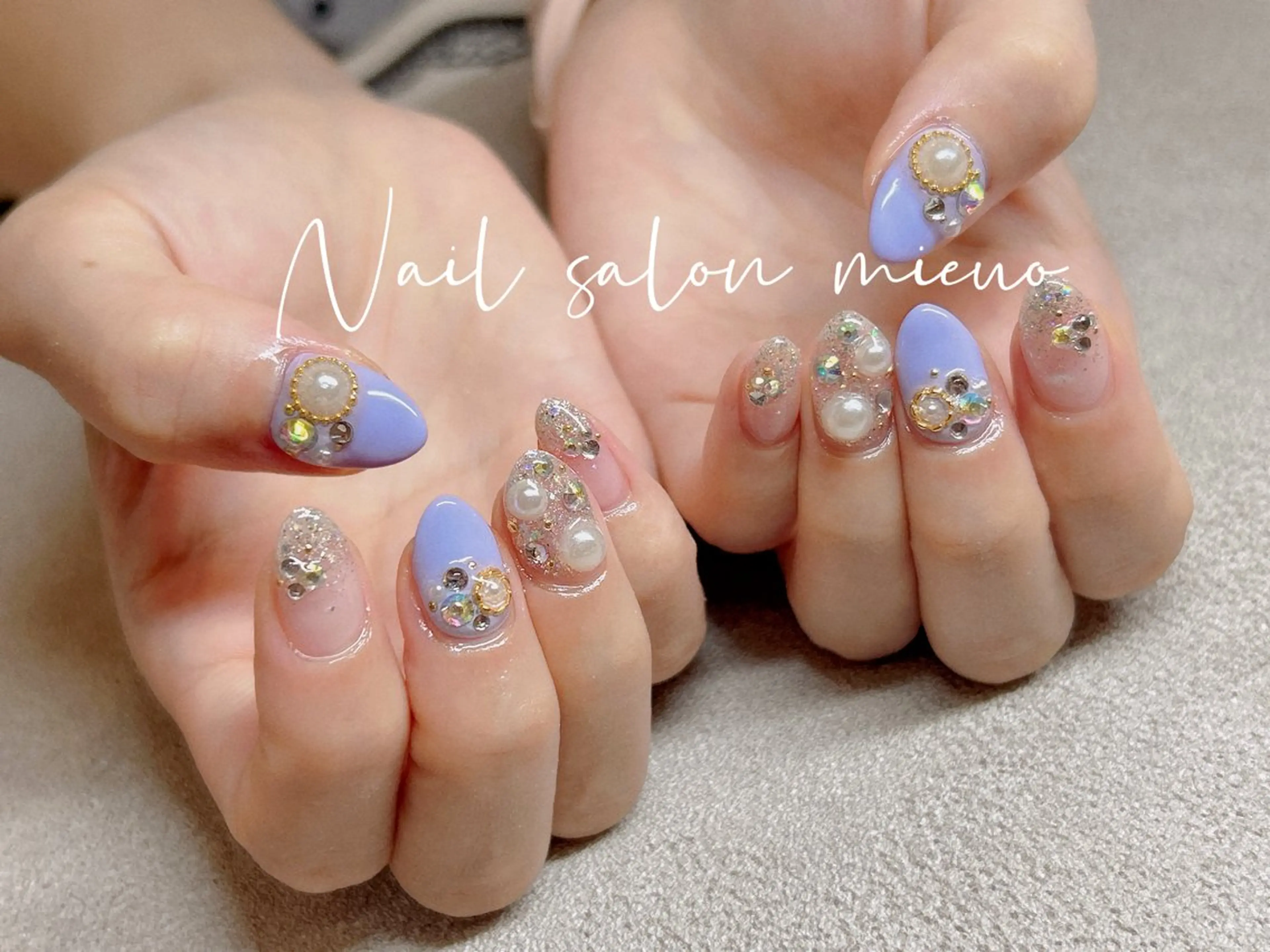 ミディアム ハンドネイル ネイルサロン ミューオのネイルデザイン