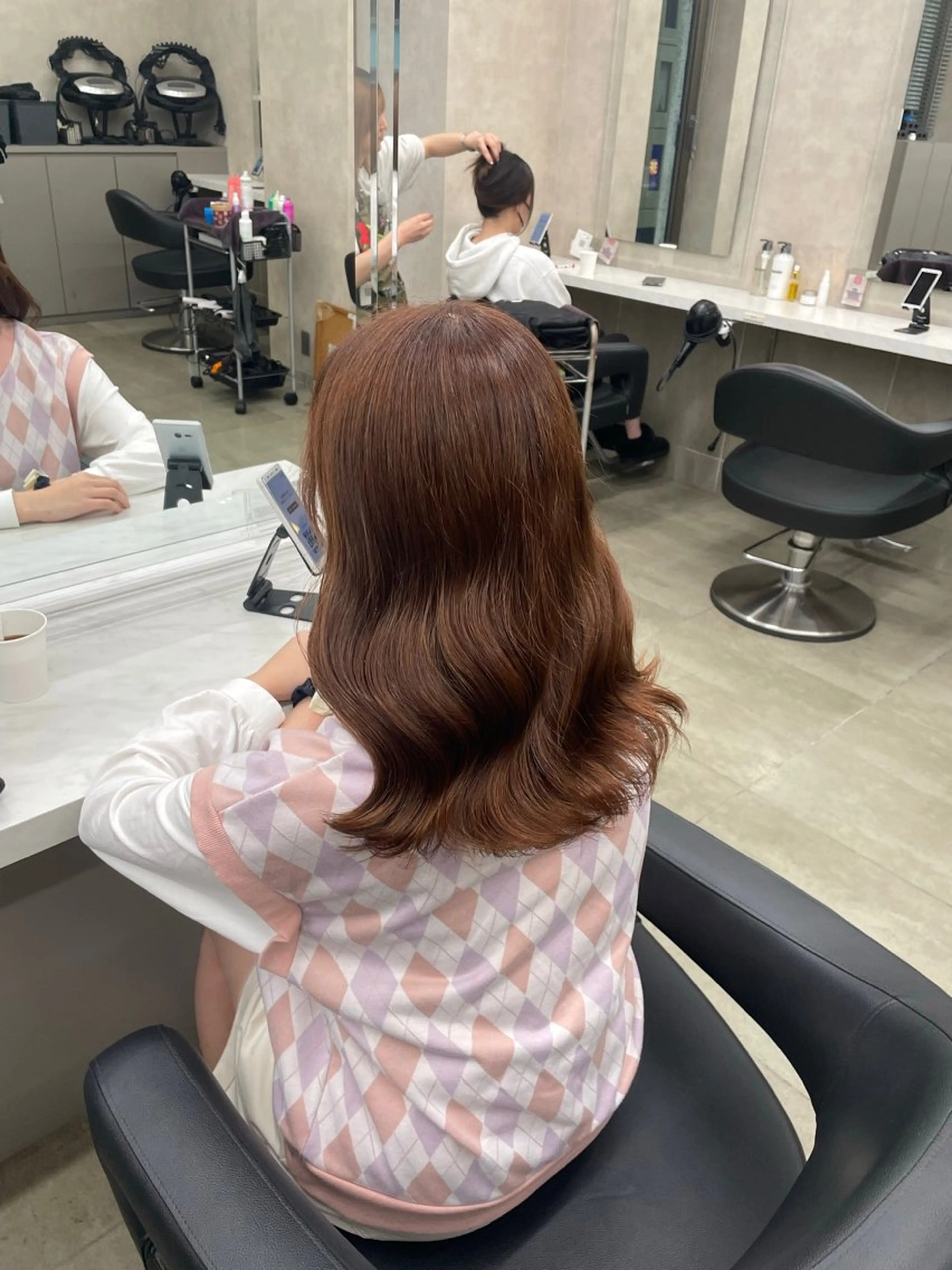 ロング カラー ヘアアレンジ ヘアカラー トリートメント ヘアセット 💗横浜美容室 💗HARUNAのヘアスタイル