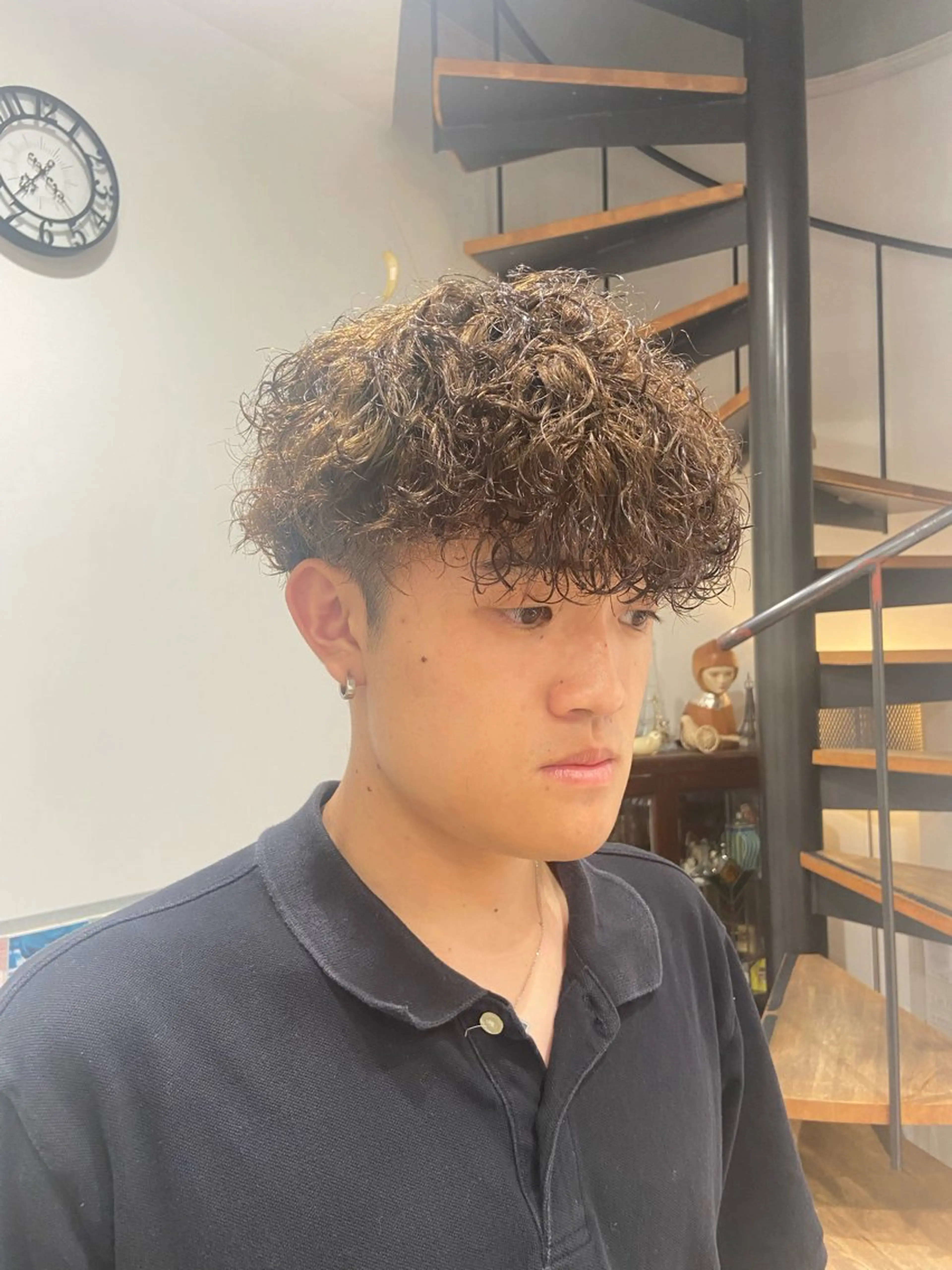 ショート パーマ 【メンズカット】 Fukamiのヘアスタイル