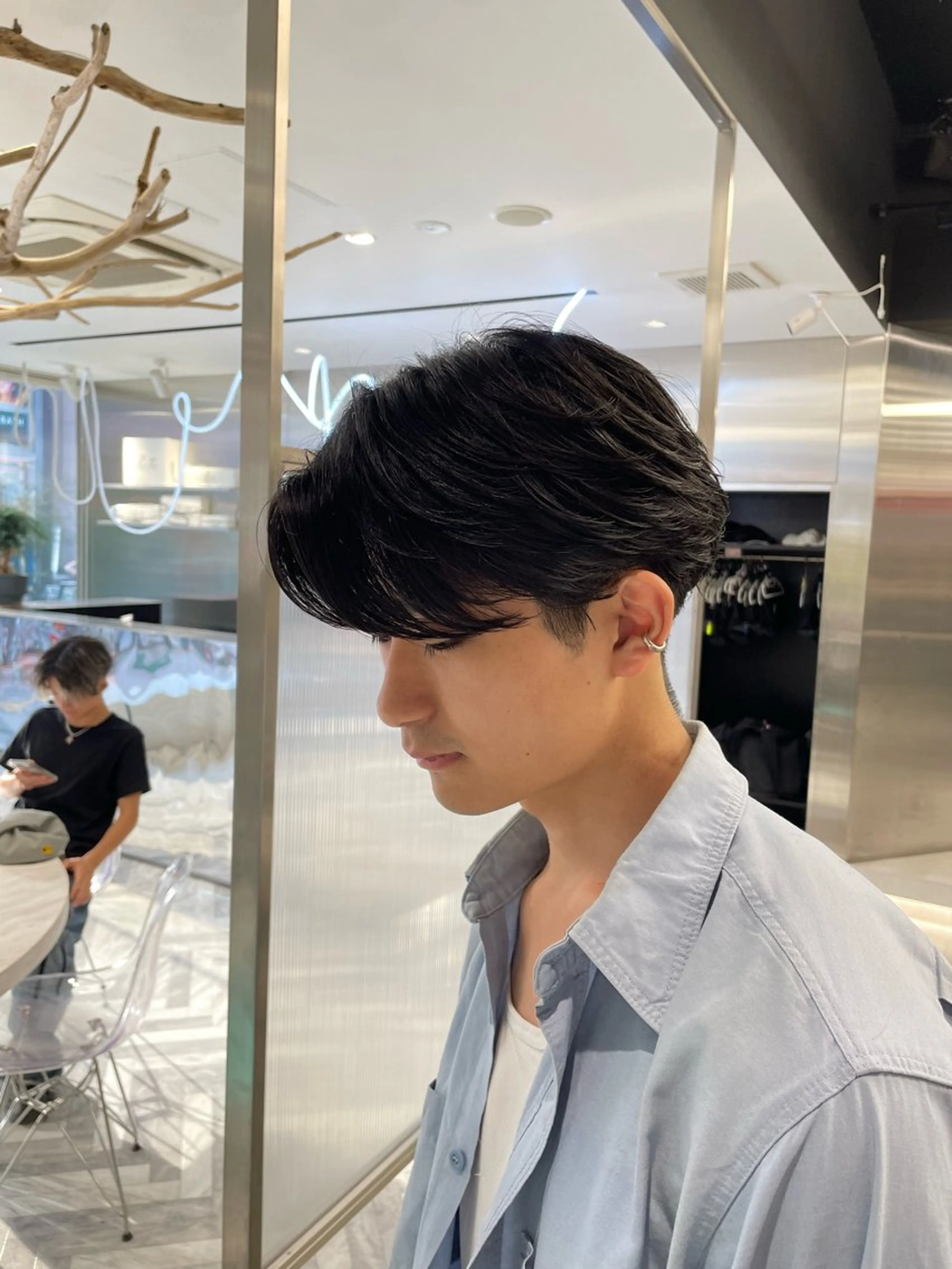 ショート パーマ メンズ メンズメッシュ メンズパーマ メンズツイストパーマ 波巻きパーマ スパイラルパーマ フェザーショート⚡️ REONのヘアスタイル