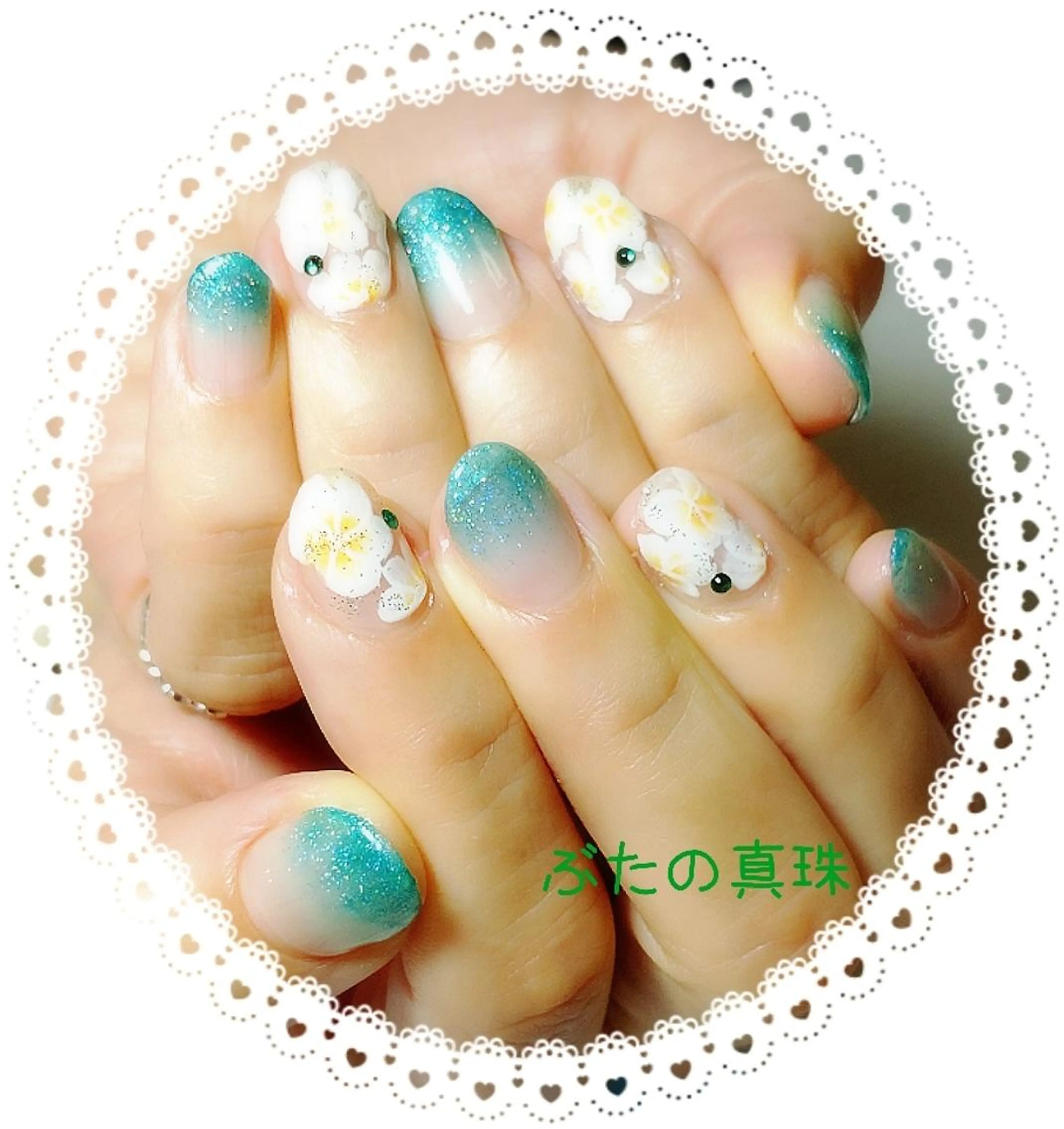 ネイル ハンドネイル 林 珠里のネイルデザイン