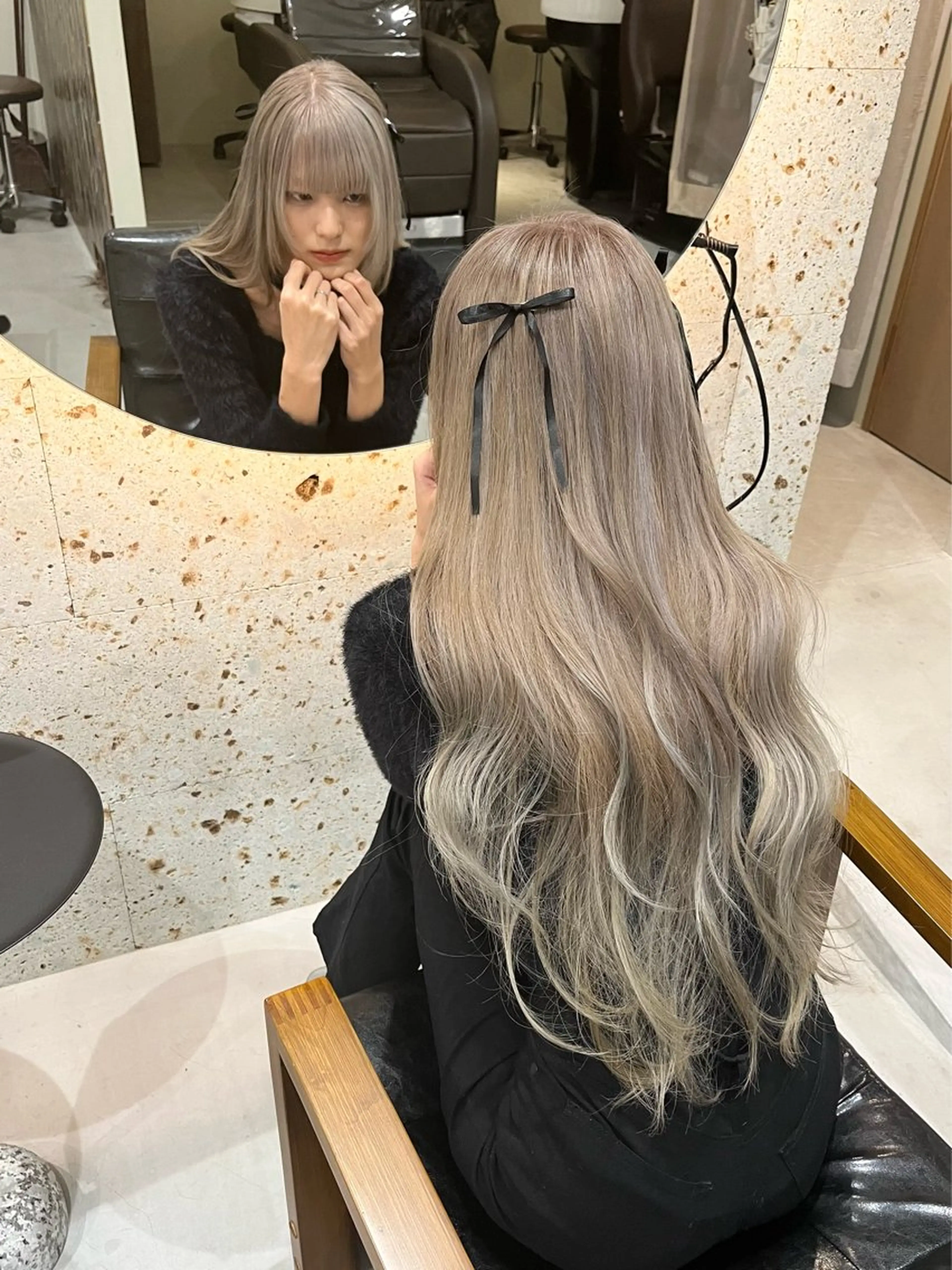 ロング 山田 優香のヘアスタイル
