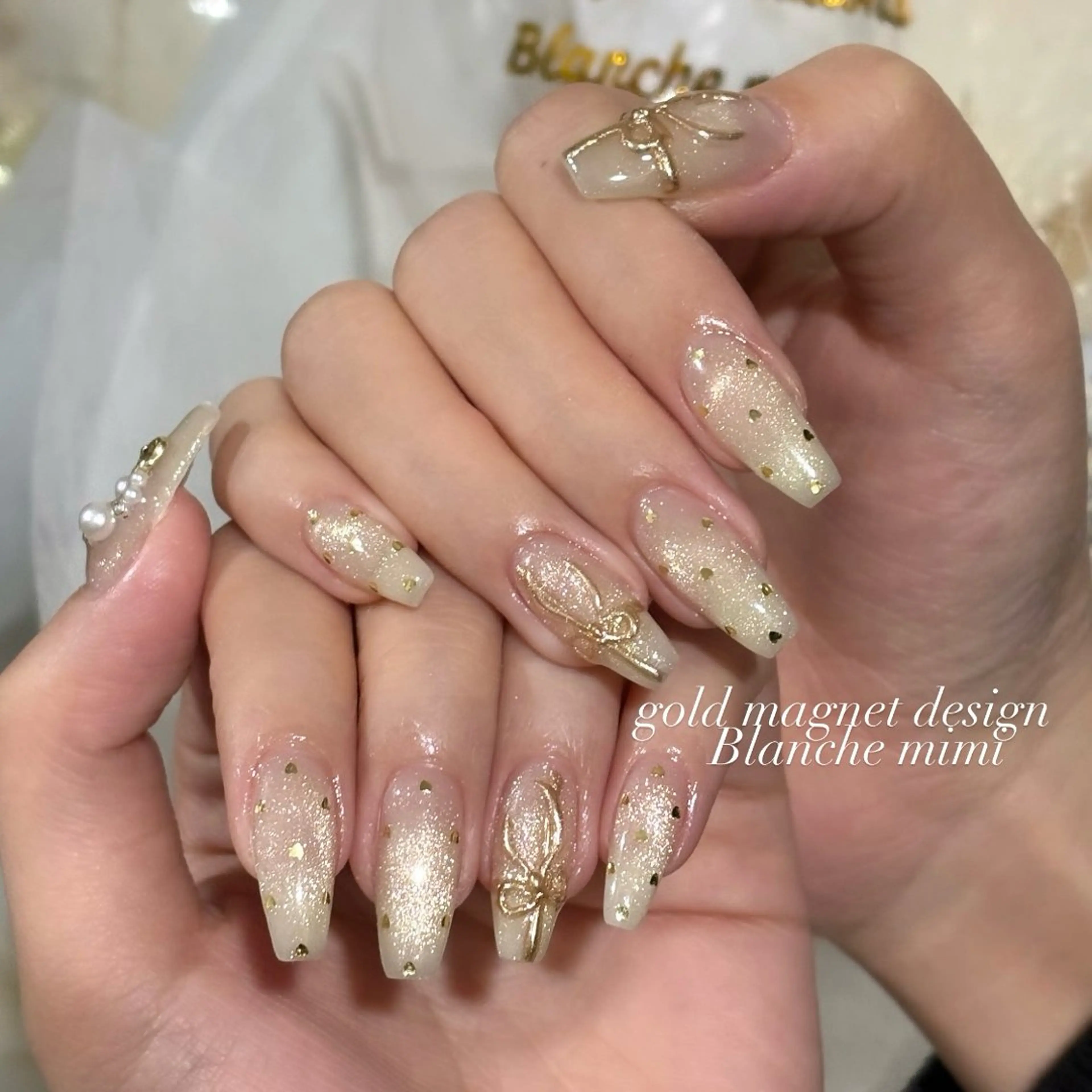 ネイル ハンドネイル Blanche mimi.u_aのネイルデザイン