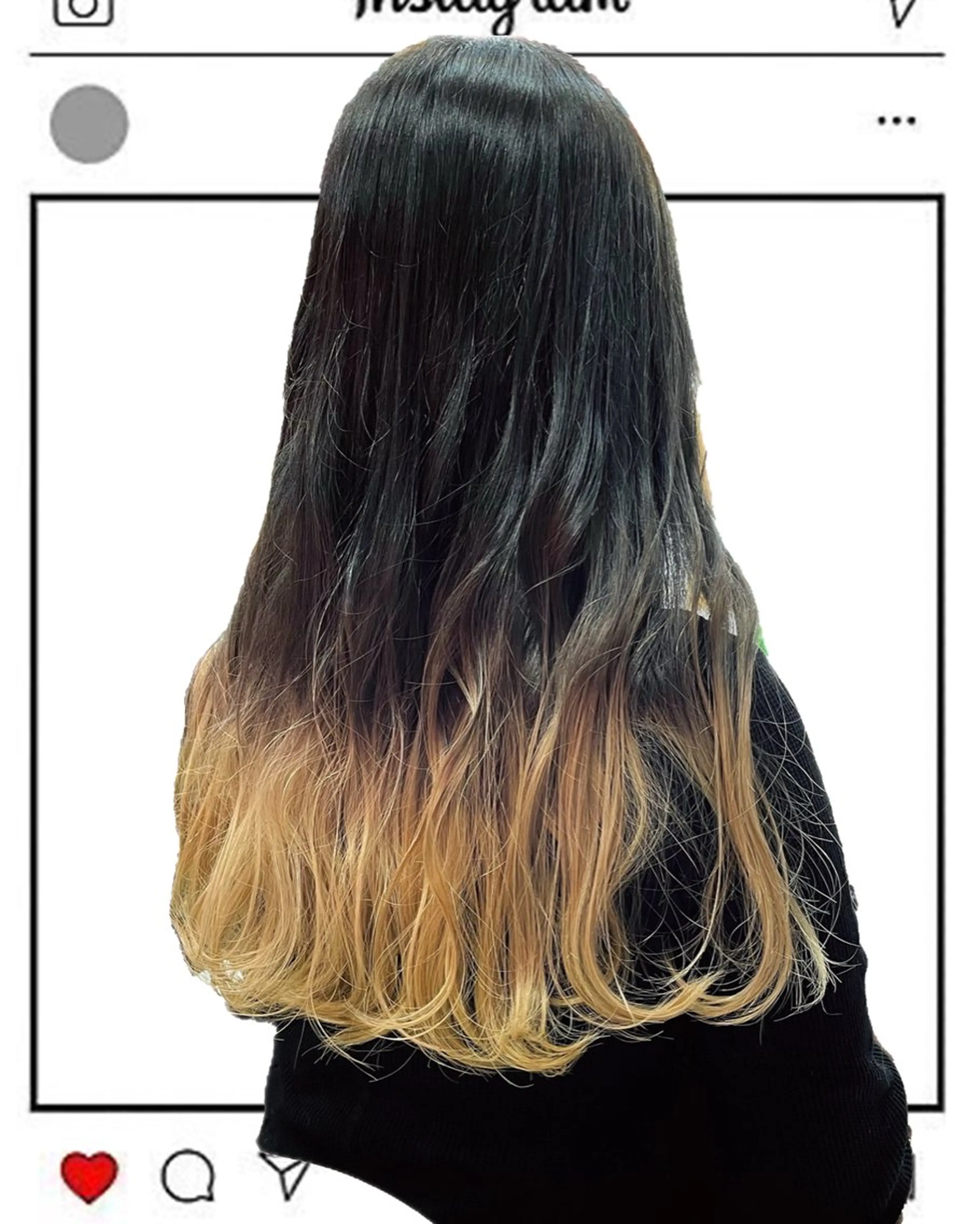 ロング カラー ヘアカラー トリートメント Tatsu/newi 大分 ハイトーンのヘアスタイル