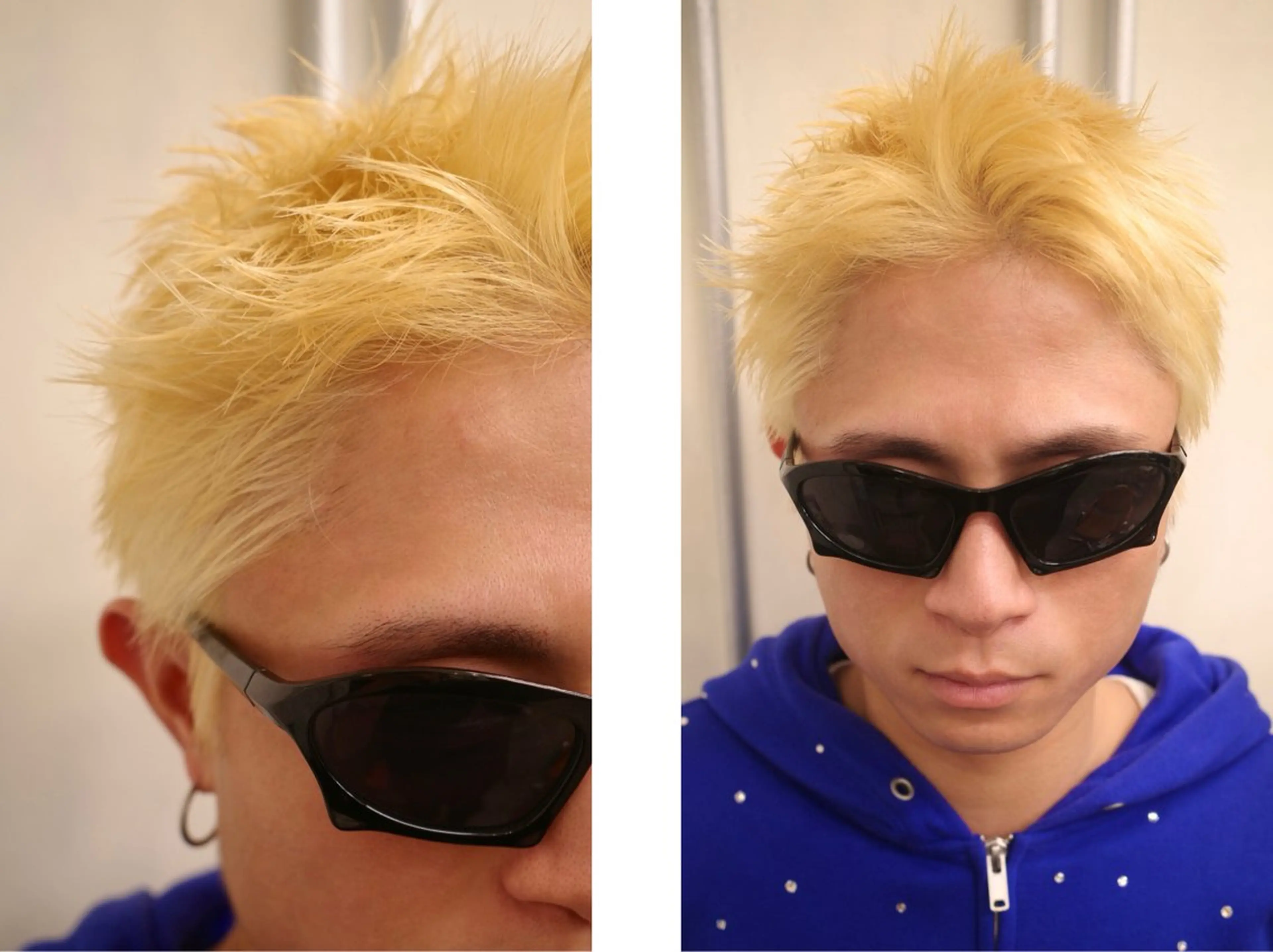 メンズ センターパート マッシュ メンズパーマ メンズショート スパイキーショート カット ヘアカラー 🔥ショート特化 masaki🔥のヘアスタイル