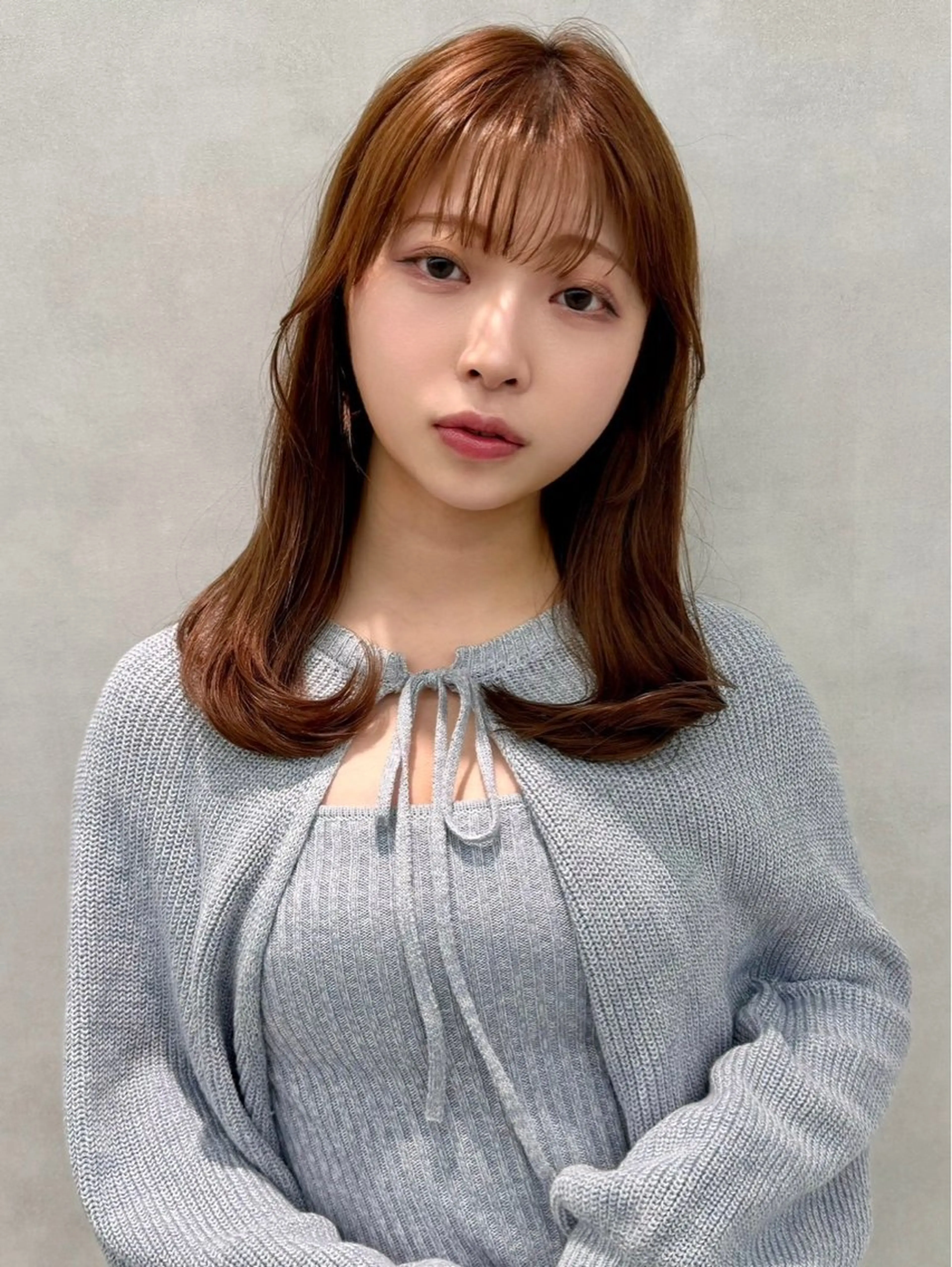 ロング カラー カット ヘアカラー トリートメント 韓国レイヤー🇰🇷 顔周り/yui💞のヘアスタイル