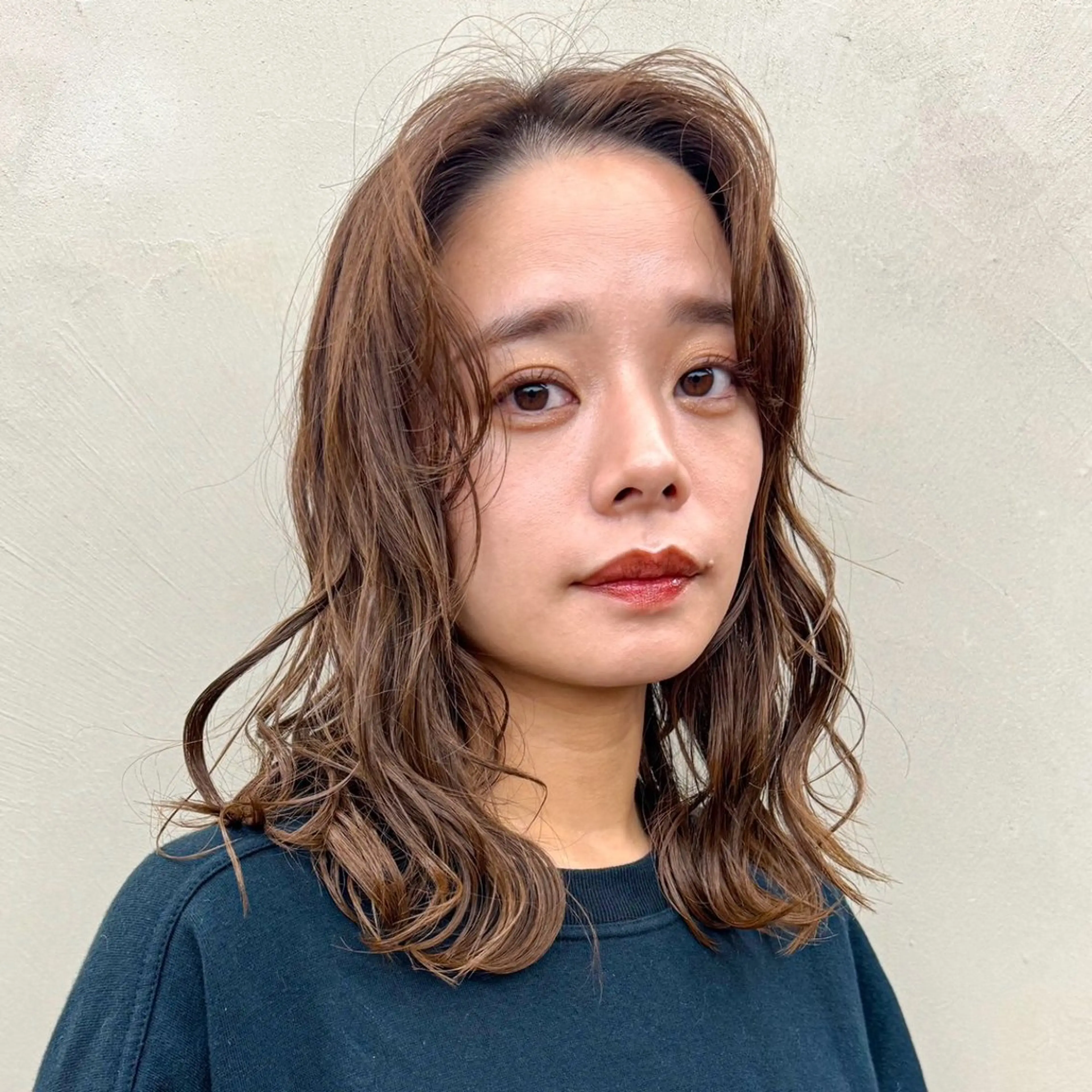ミディアム パーマ 柔らかいレイヤー🌿 大人ヘア/みっきーのヘアスタイル