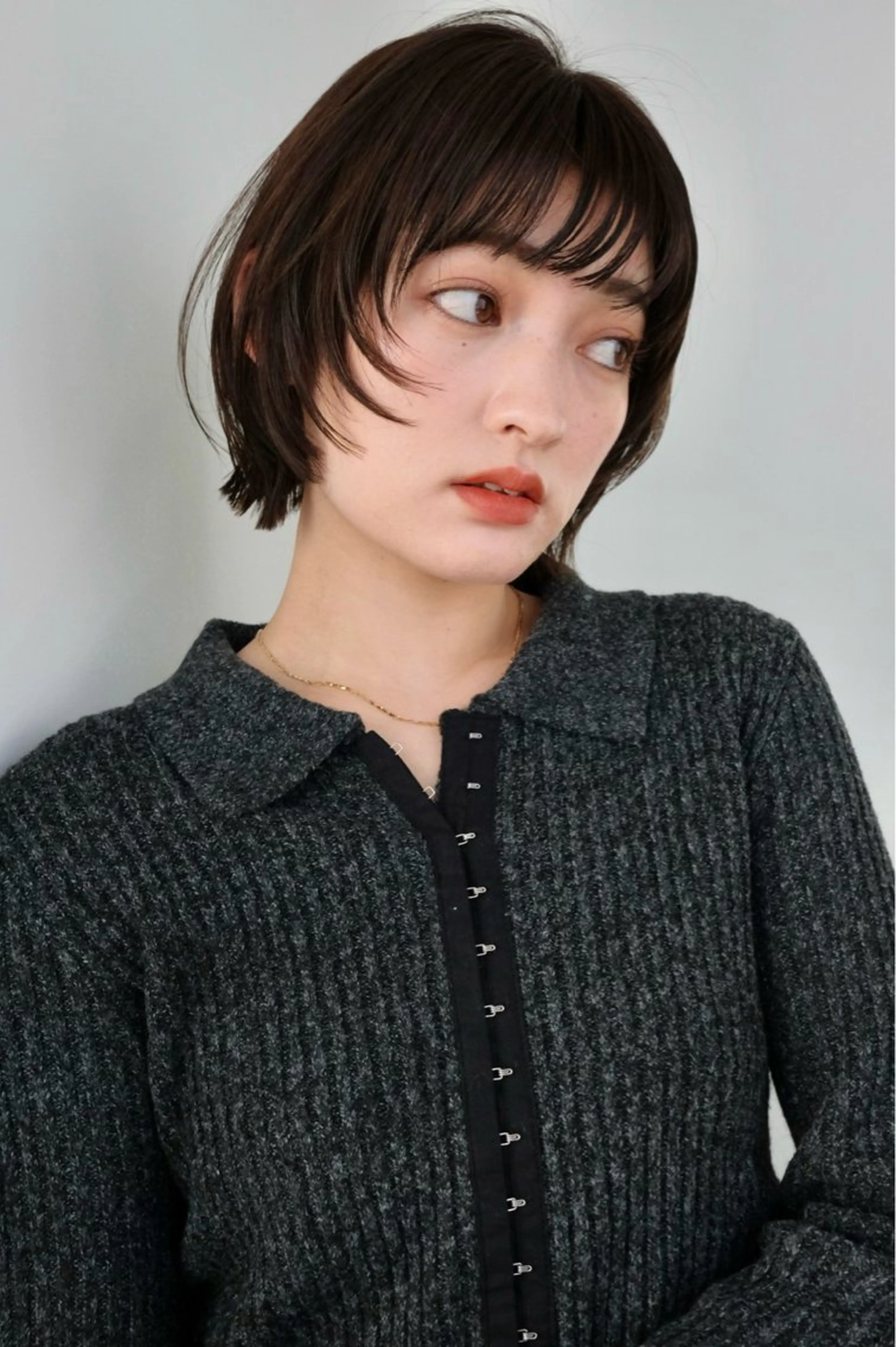 小顔カット+前髪パーマ¥6600の写真