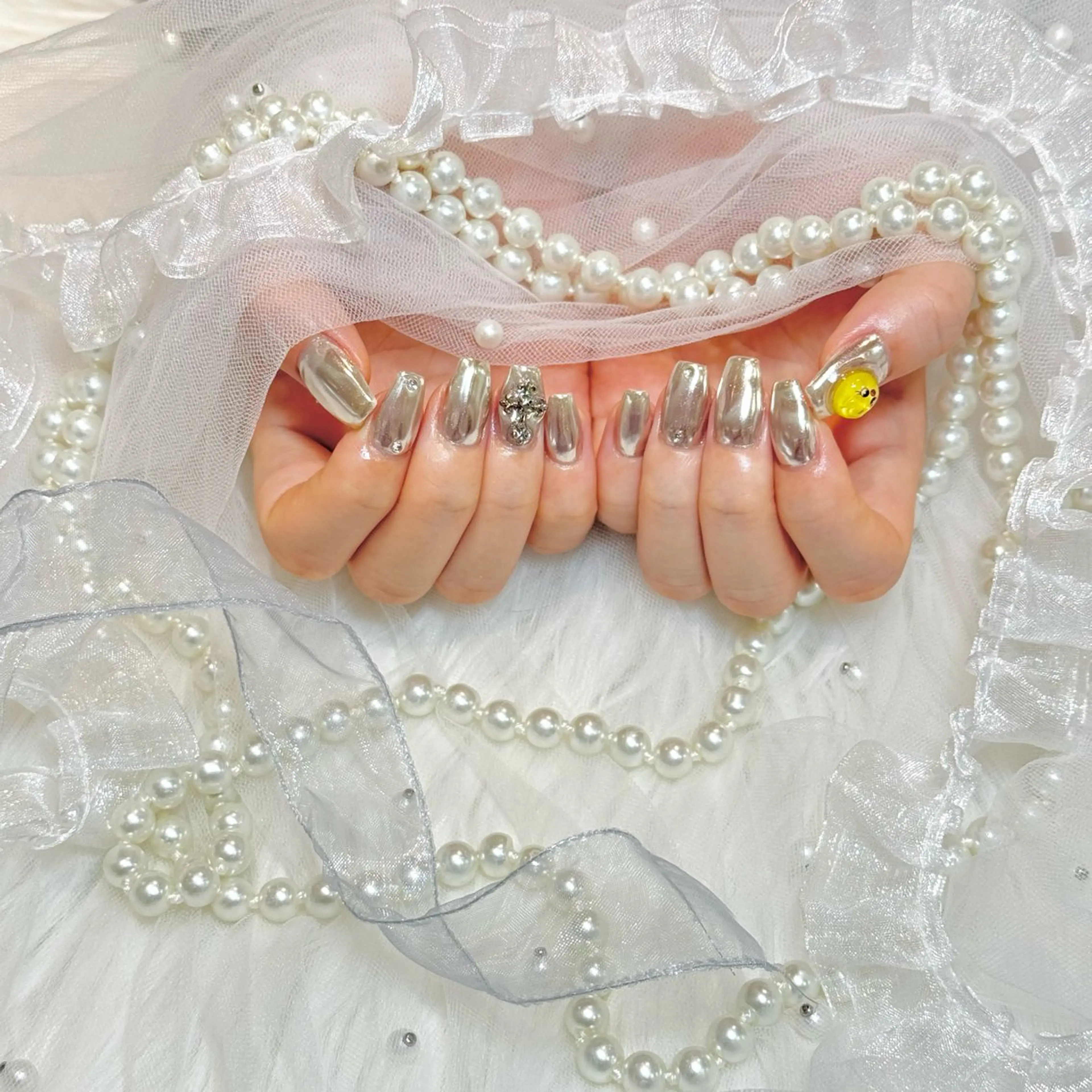 【HAND】オフなし⭐️オーロラorミラーワンカラーの写真