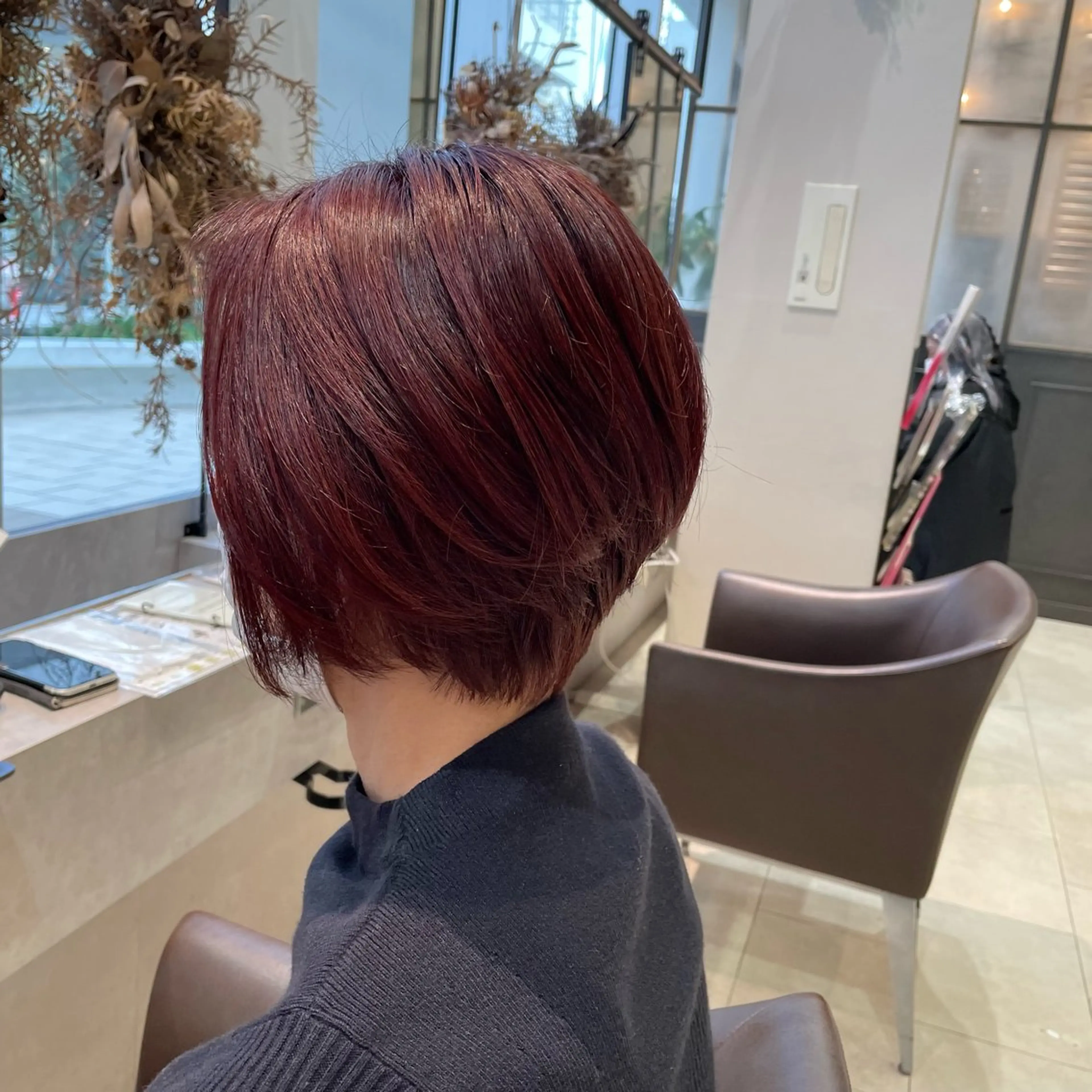 ショート カラー イルミナカラー 【脱白髪染め】【髪質 改善】仲井槙一のヘアスタイル