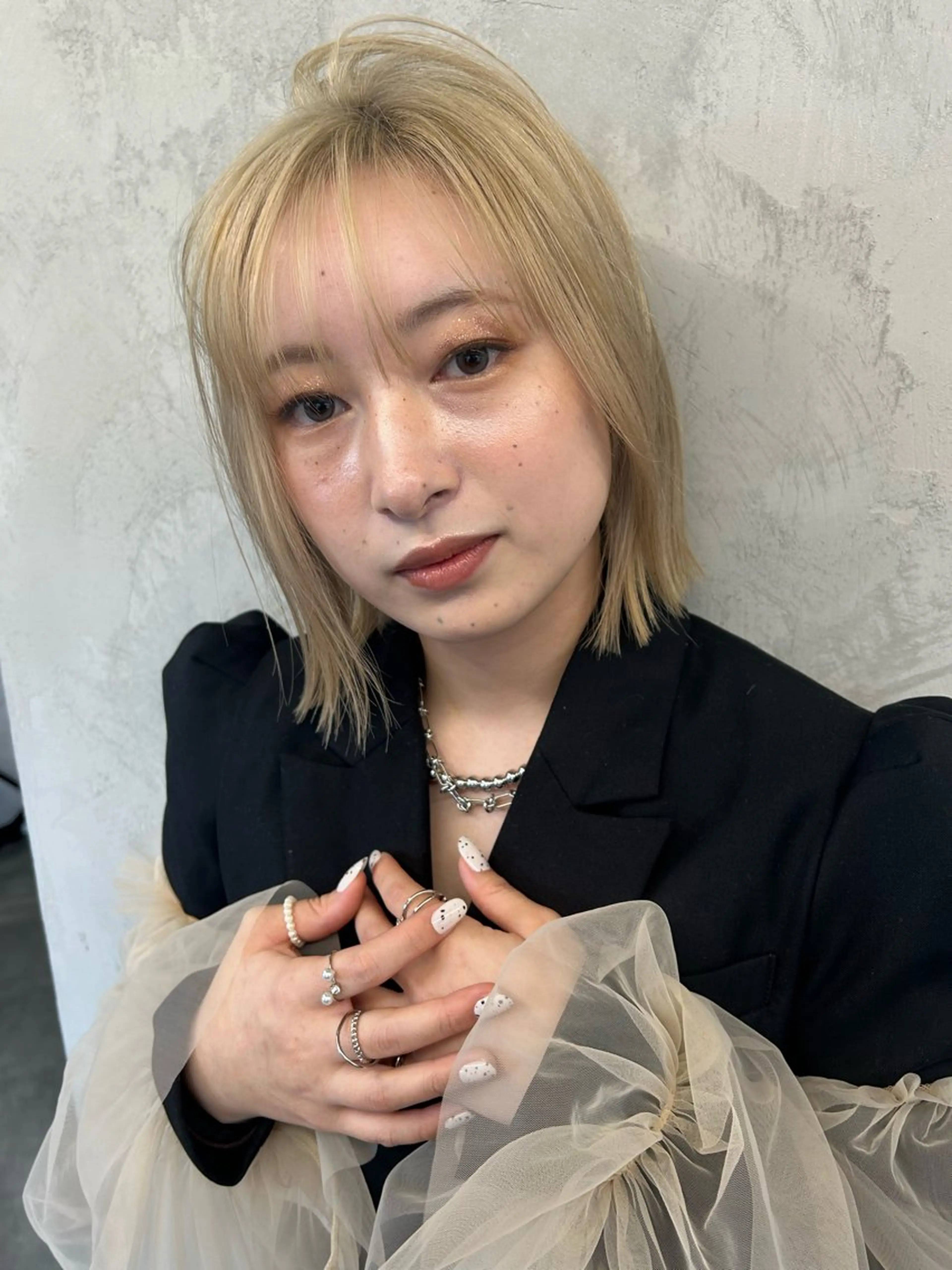 ショート カラー カット ヘアカラー トリートメント Haru/THREE …by velvetのヘアスタイル