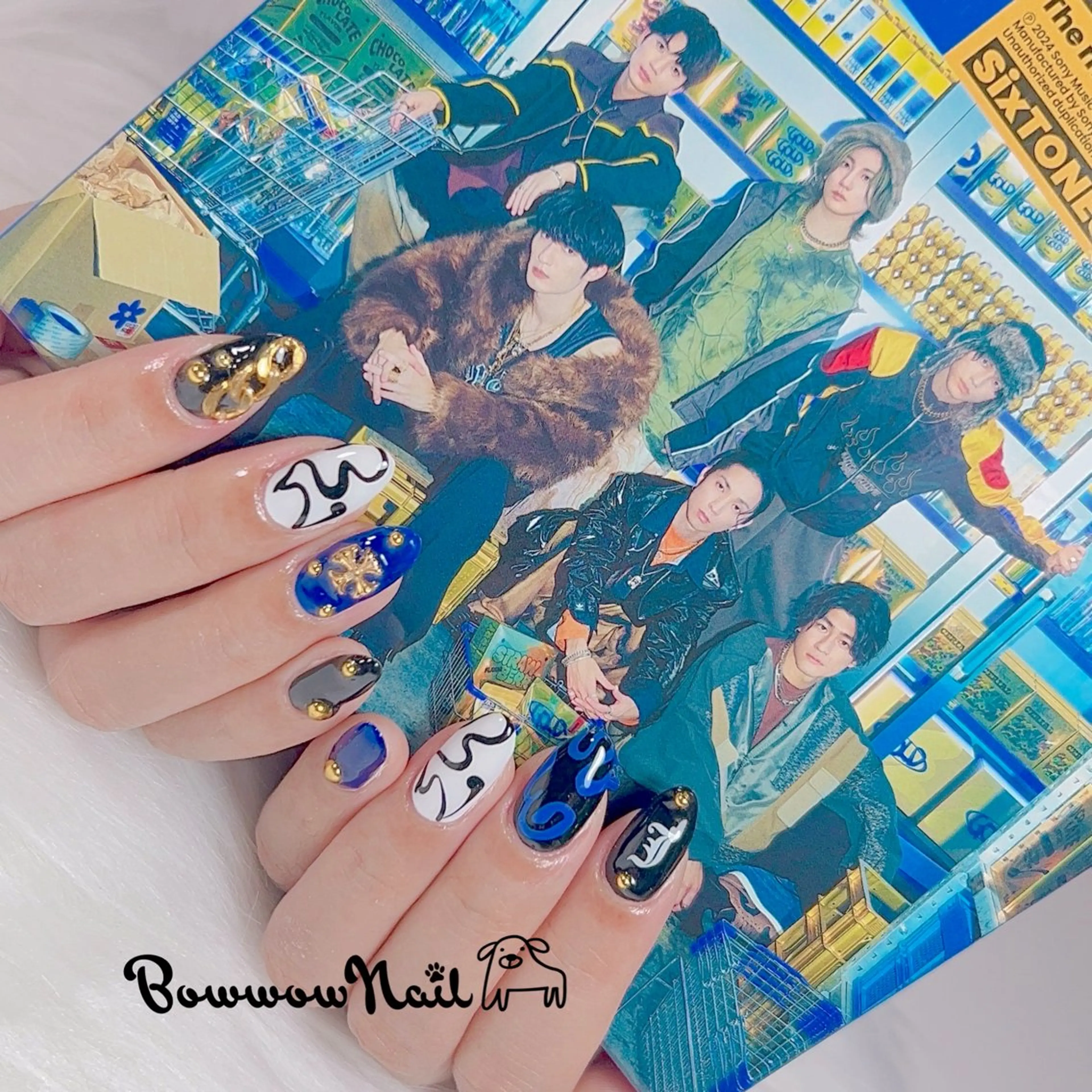 ネイル 韓国ネイル ワンホンネイル Bow wow Nail さや🧸のネイルデザイン