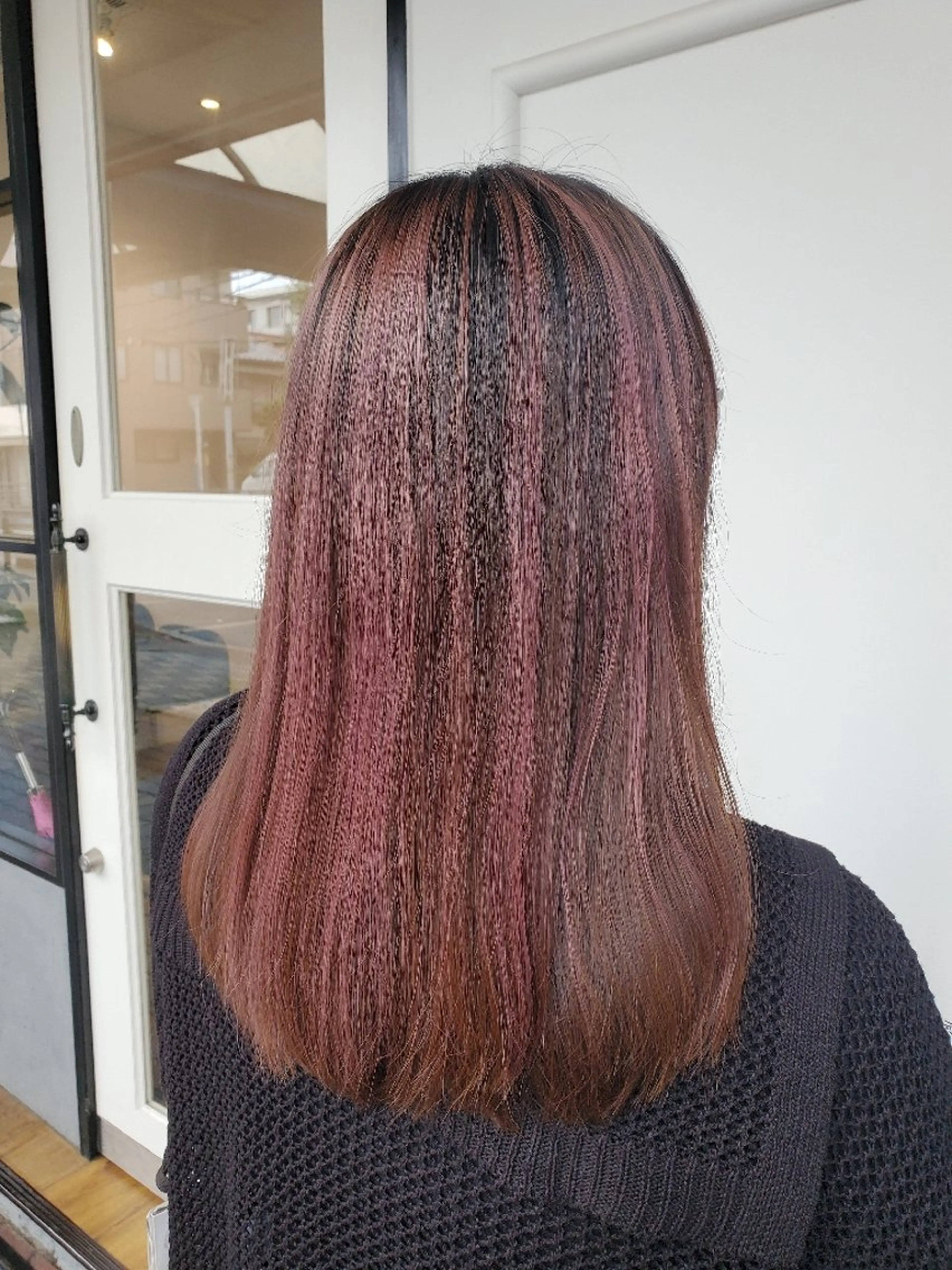 セミロング カラー カット ヘアカラー トリートメント 近森 美帆[モーラ高石店]のヘアスタイル