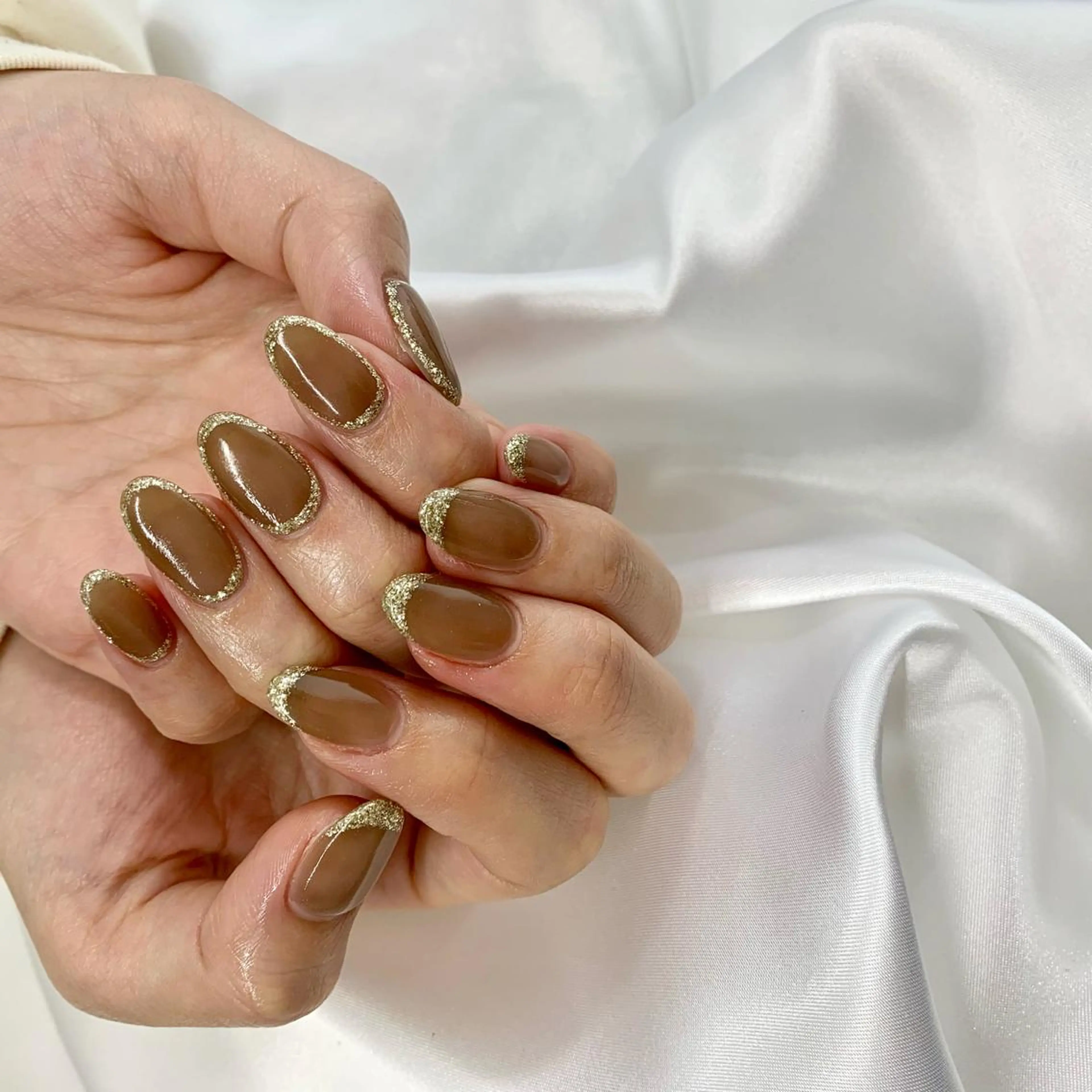 ネイル キラキラネイル ニュアンスネイル pu muのネイルデザイン