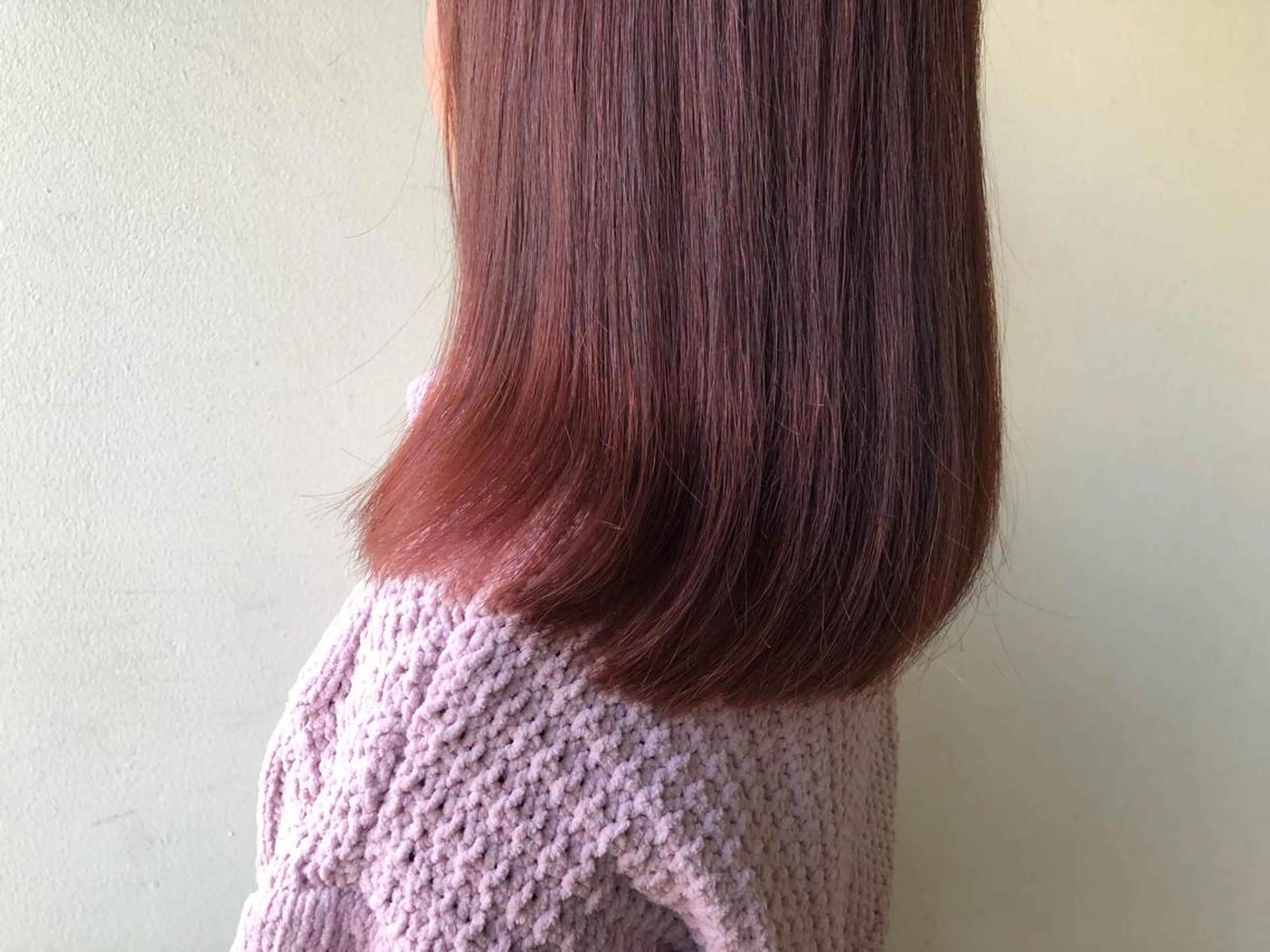 ミディアム カラー ヘアアレンジ 透明感カラー ピンクカラー ヘアカラー トリートメント 🌻韓国風ヘア🌻 ✨🌷ナナコ🌷のヘアスタイル