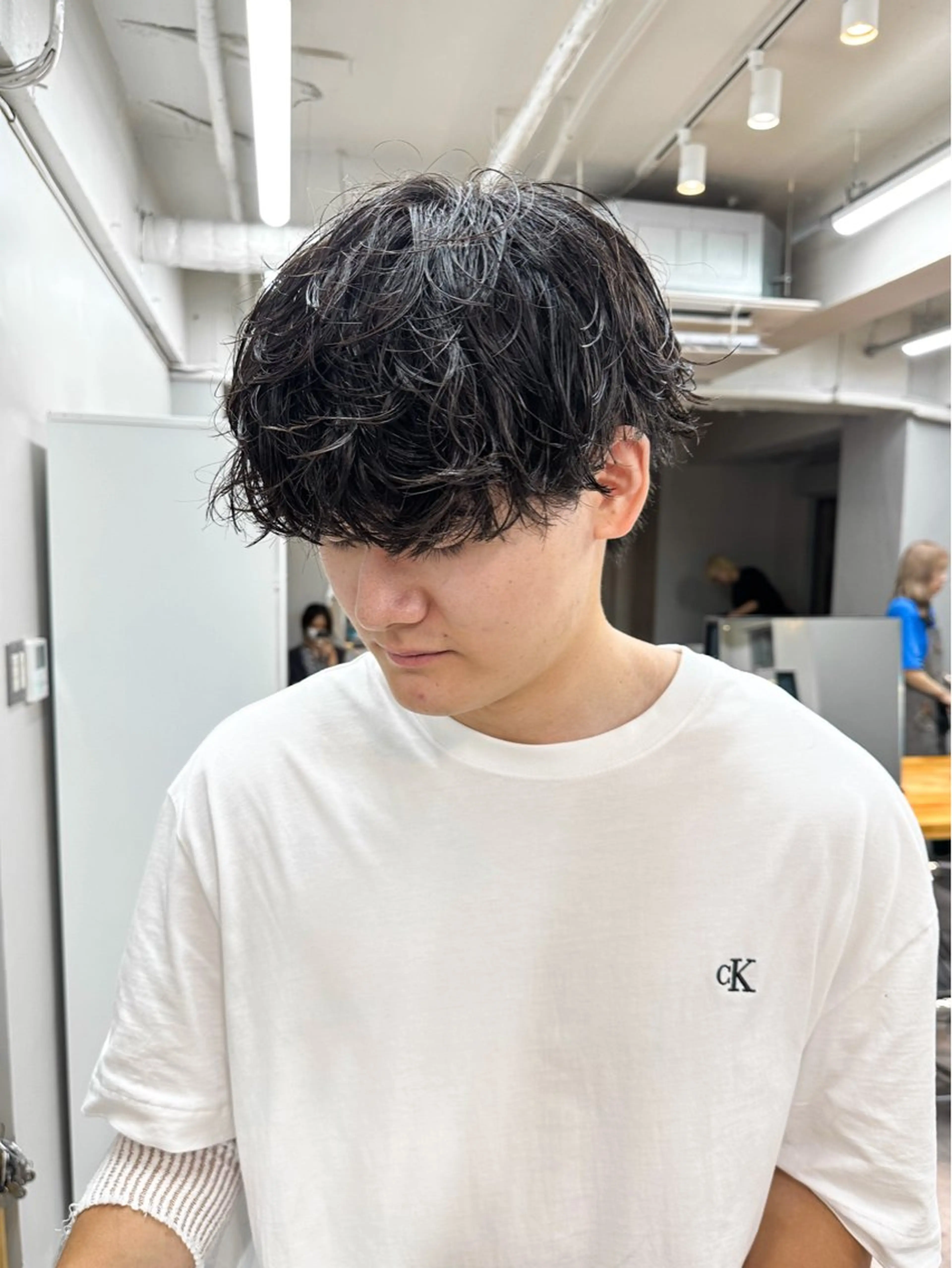 ショート パーマ メンズ メンズパーマ メンズ特化ryoのヘアスタイル